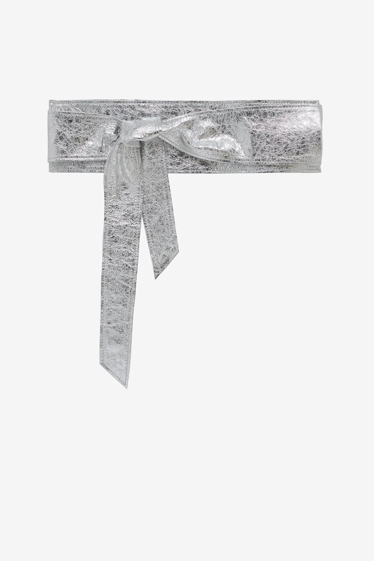 NERA SILVER OBI BELT SILVER 1