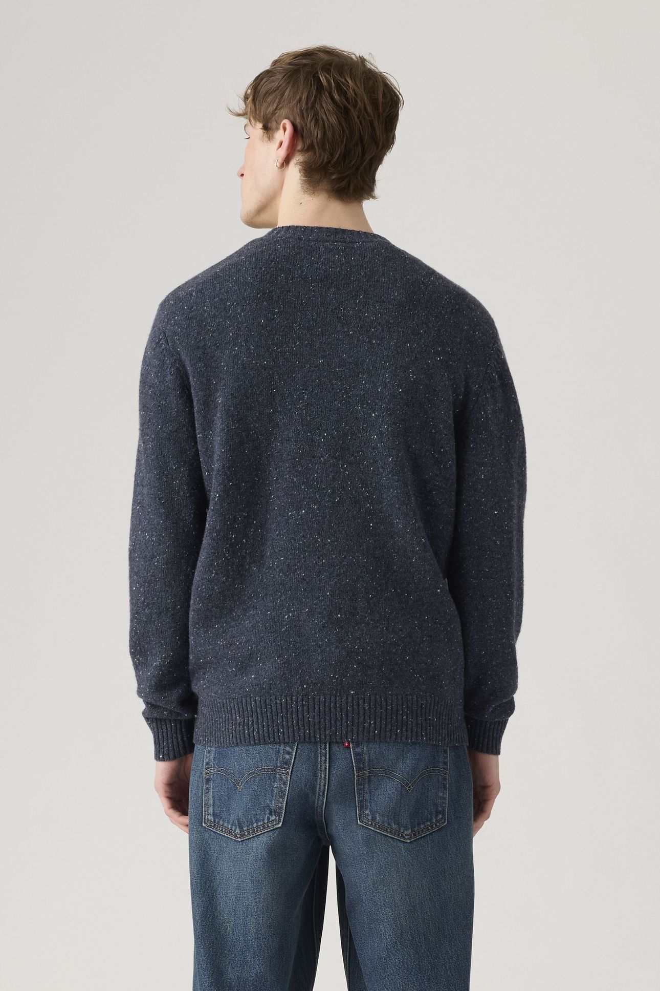ORIGINAL HM SWEATER NEPPY FLECK DRESS BL 3