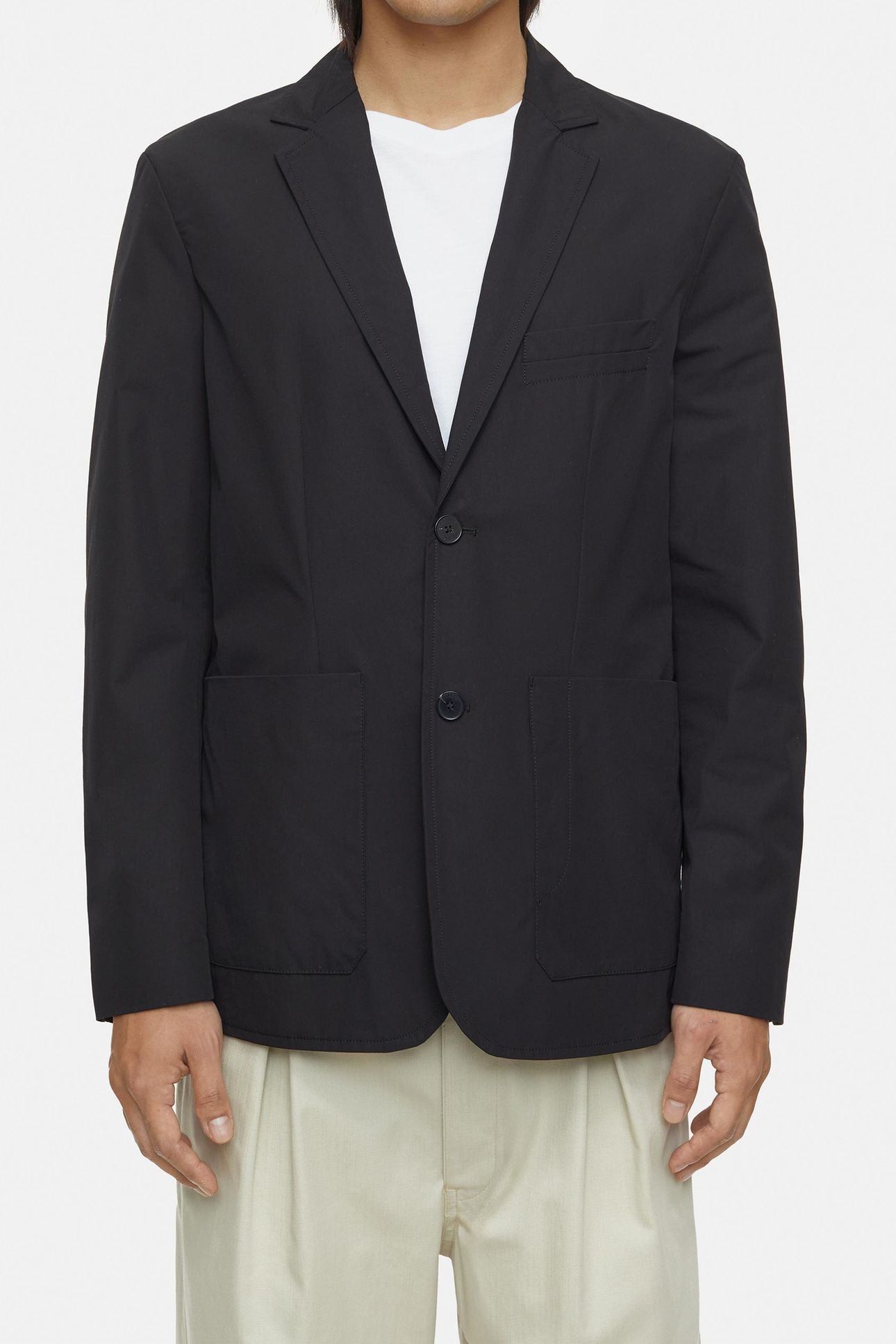 SINGLE BREASTED BLAZER BLACK 2