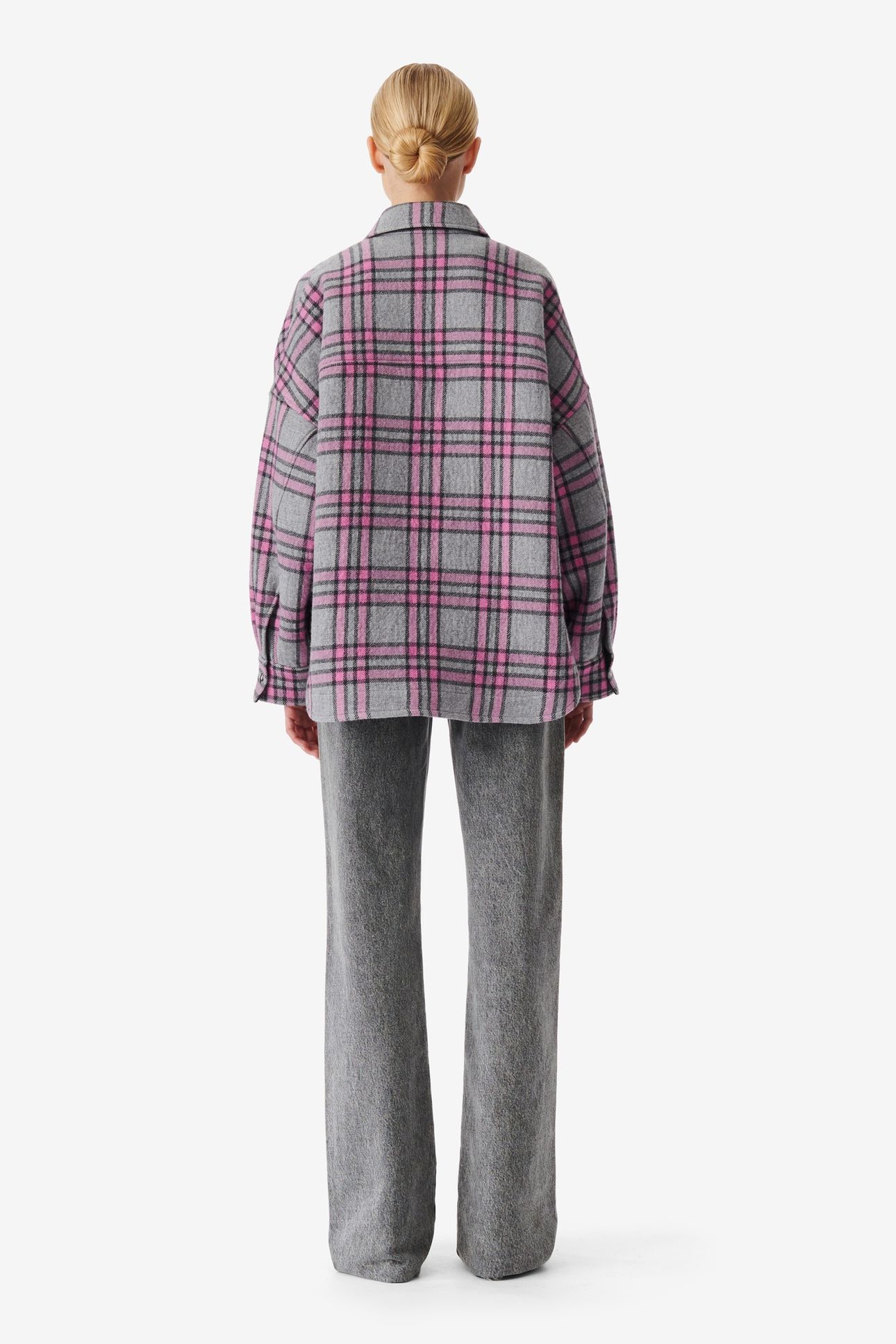 WESINA OVERSHIRT GREY/PINK 3