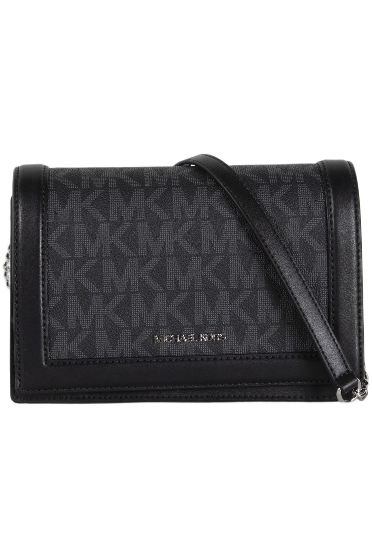 LARGE FULL FLAP CROSSBODY BAG BLACK 3