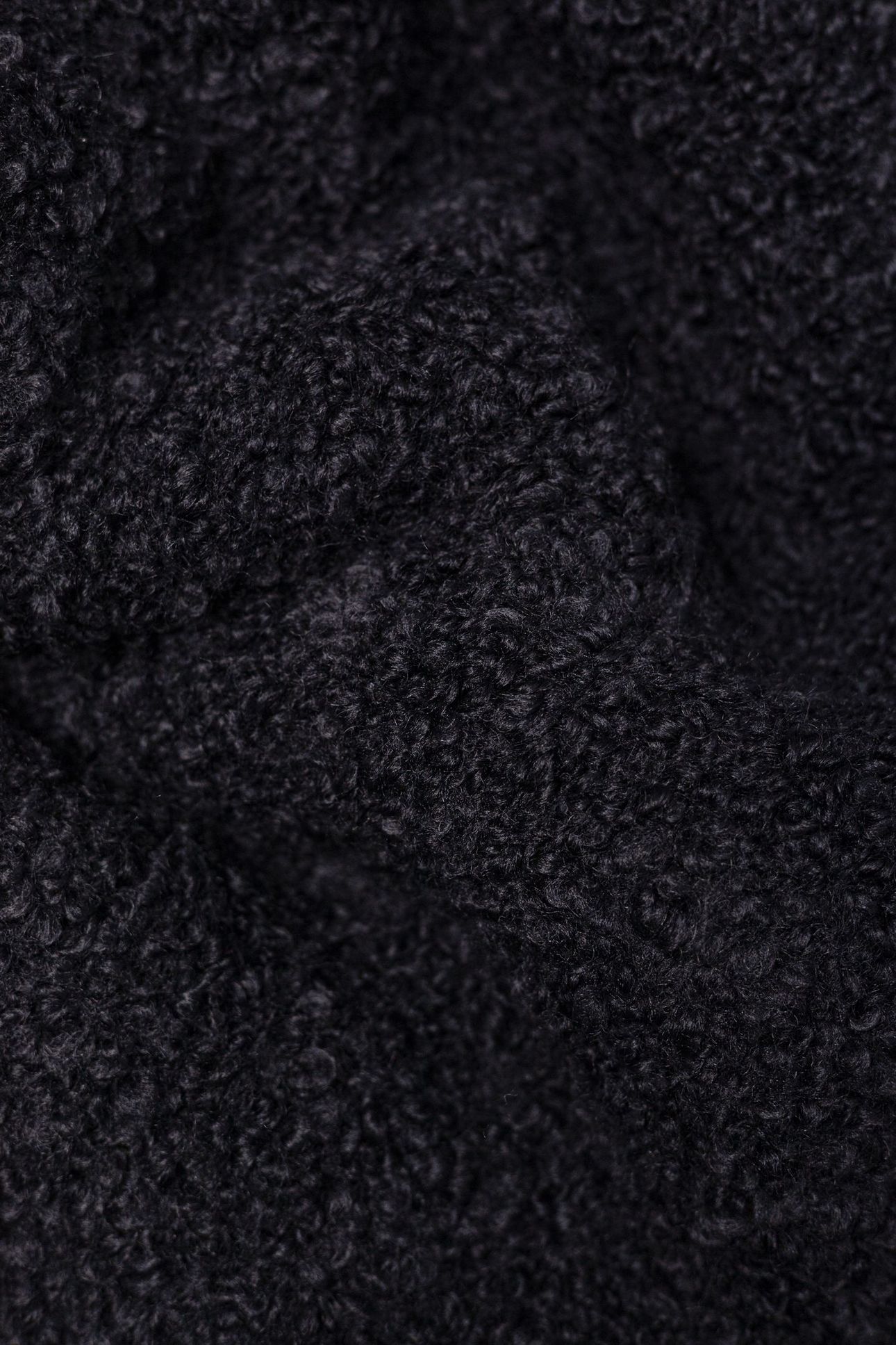 IKKS X DUVILLARD BLACK PATTERNED KNIT SWEATER 8