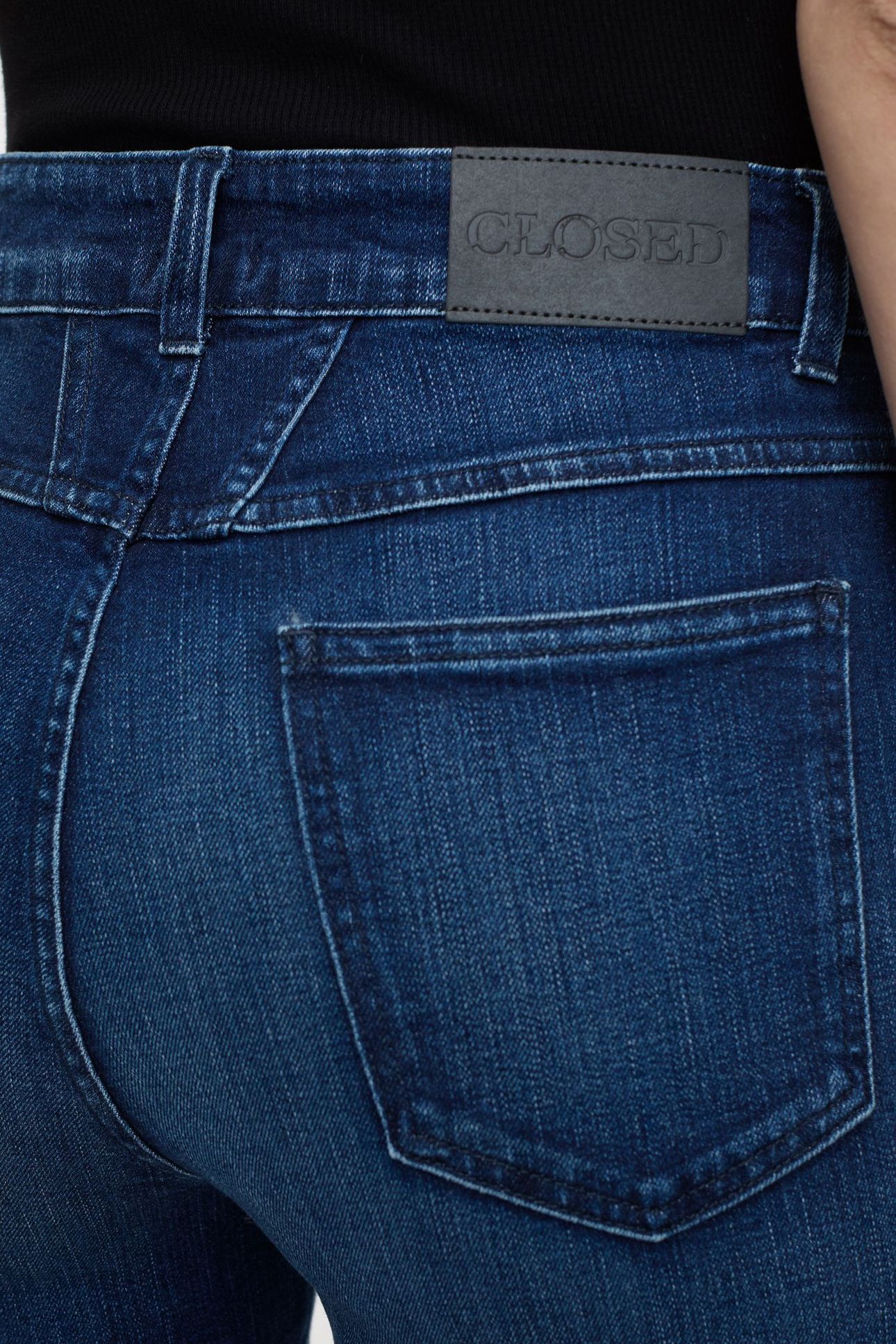 PEDAL PUSHER JEANS DARK BLUE 10