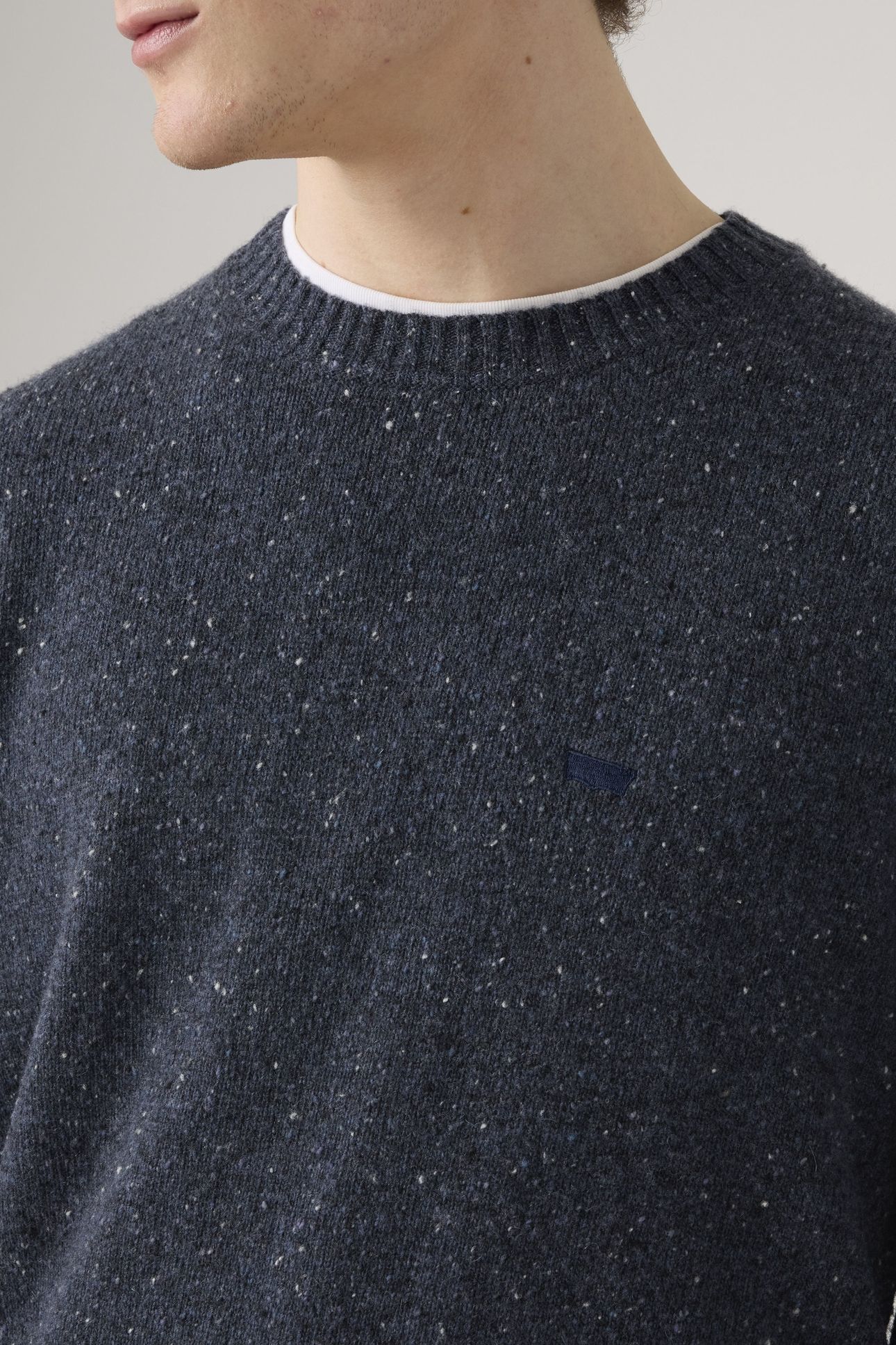 ORIGINAL HM SWEATER NEPPY FLECK DRESS BL 5
