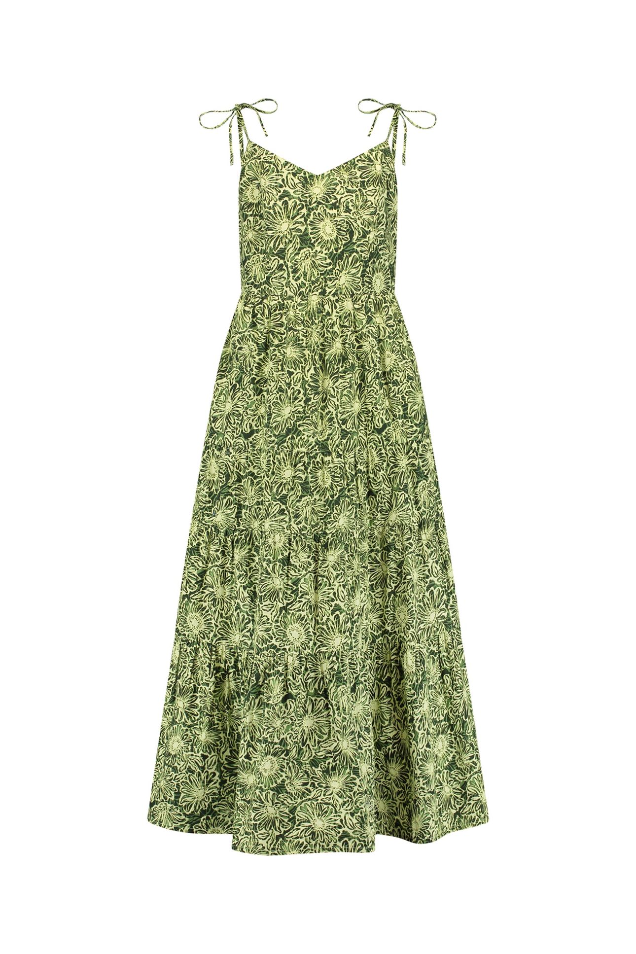 JOSIE DRESS DAISY BOUQUET GREEN DAISY BOUQUET 7