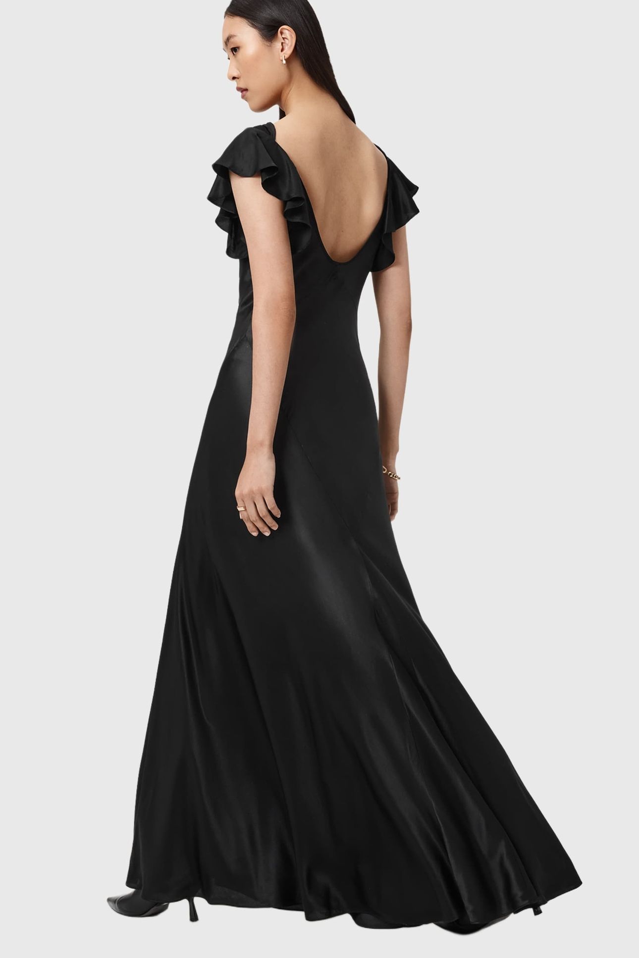 FLORA DRESS BLACK 6