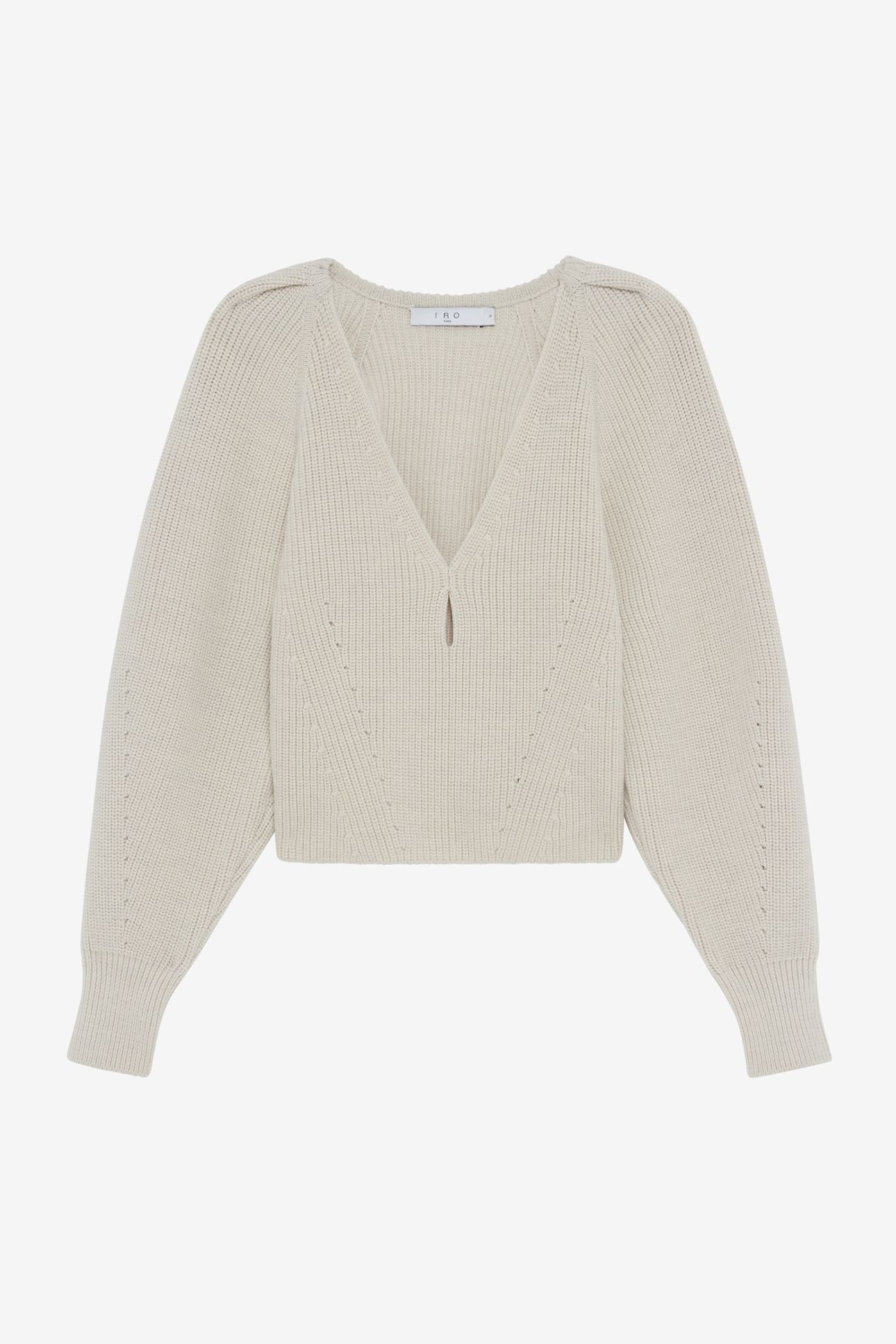 ADSILA PULLOVER ECRU/WHITE 4