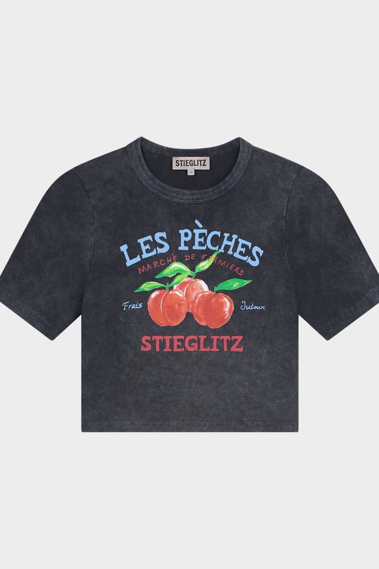 CAMILLE CROPPED T-SHIRT BLACK 4