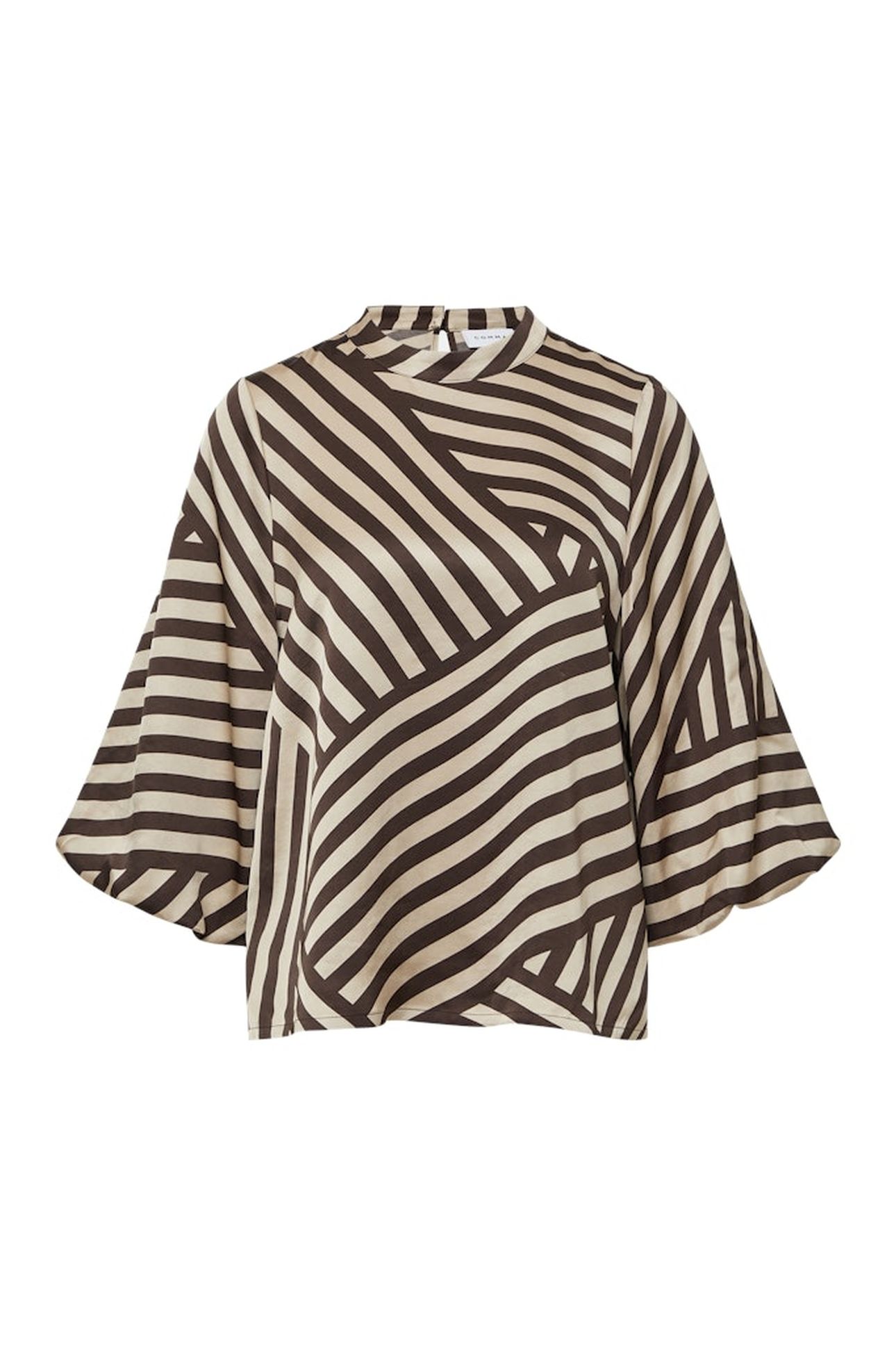 COMMA BLOUSES BROWN-DARK 4