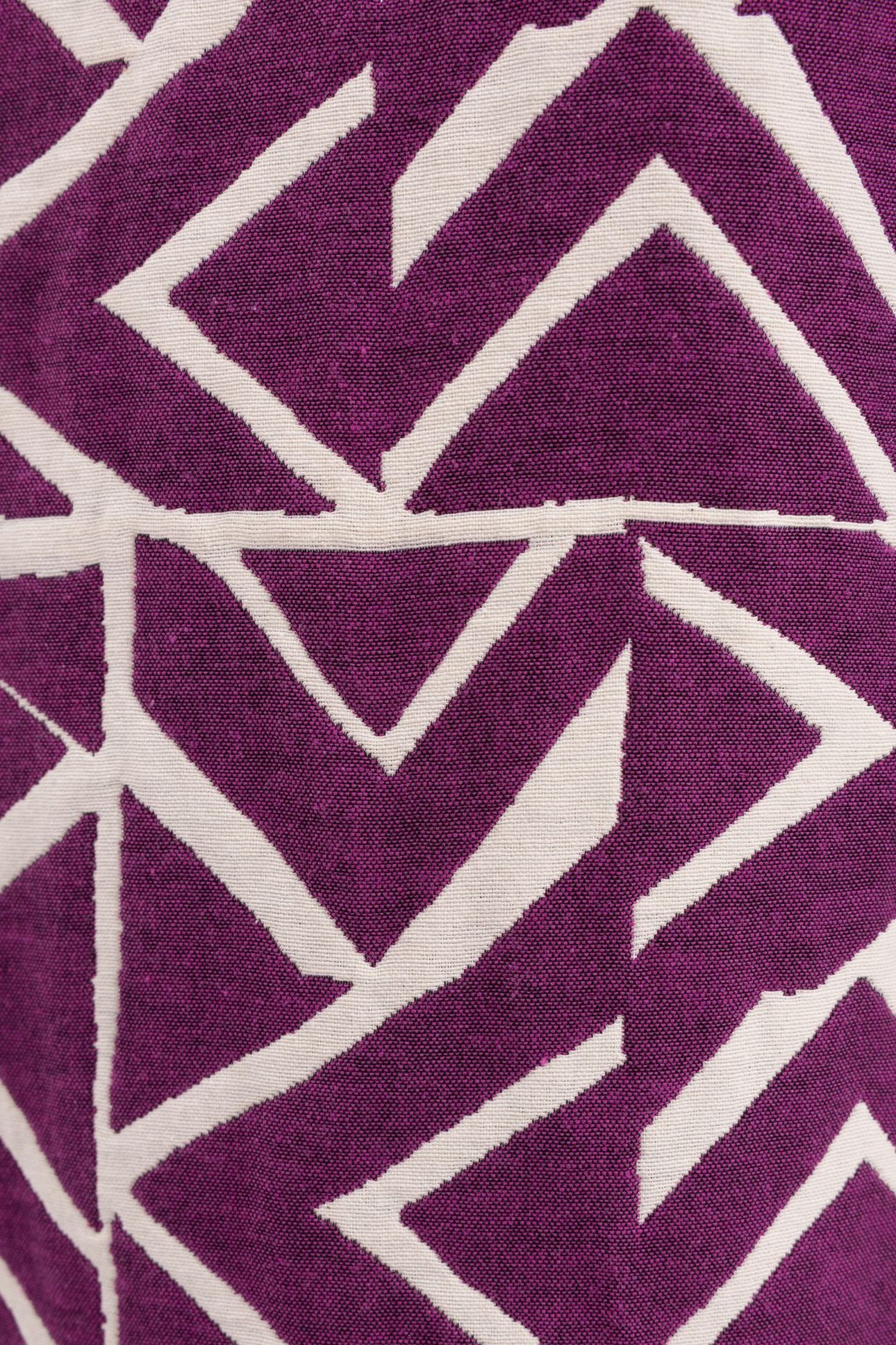 JACQUARD VIOLET JACKET WITH GRAPHIC PATTERN VIOLINE 7