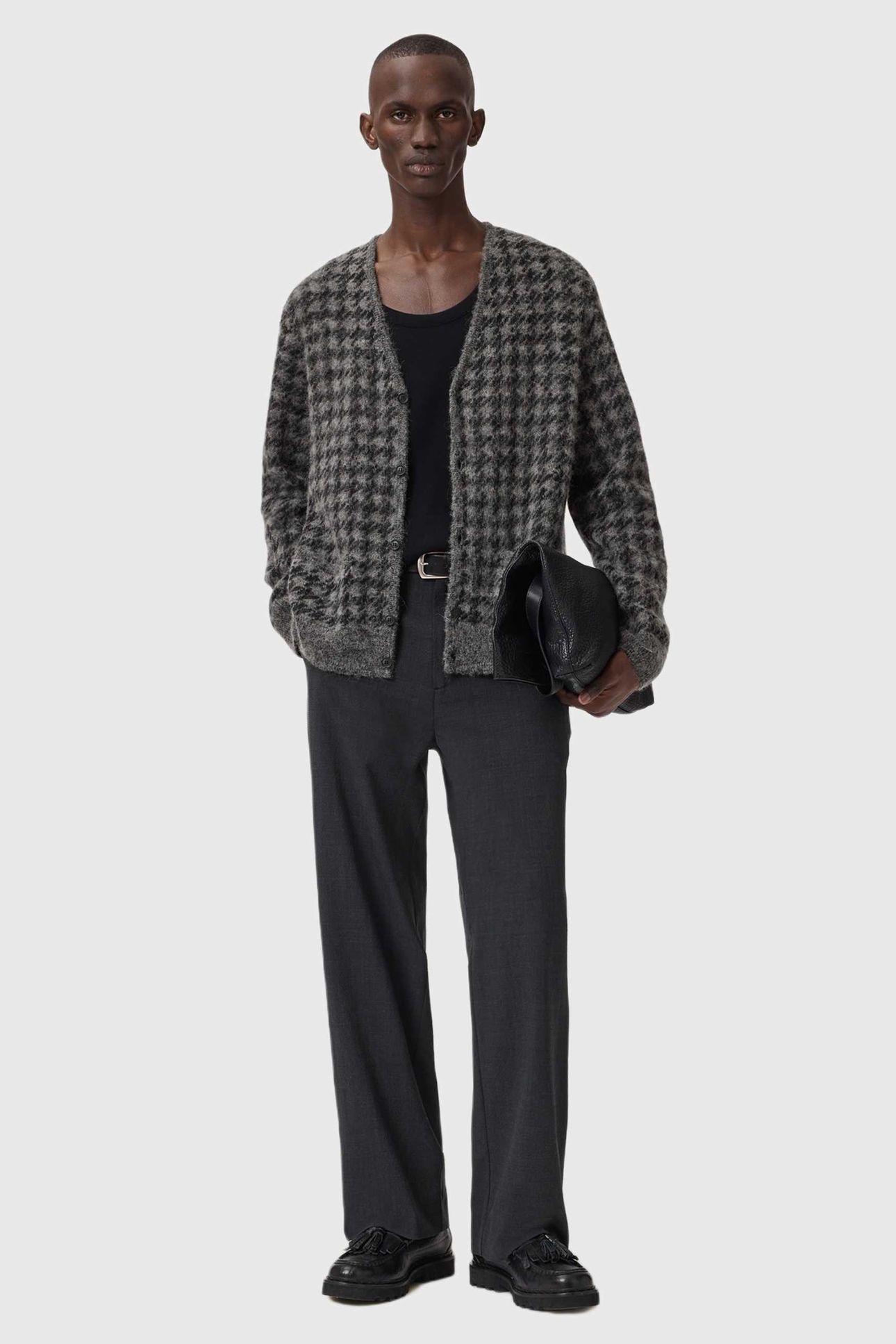 ZAIN CARDIGAN CHARCOAL GREY 4