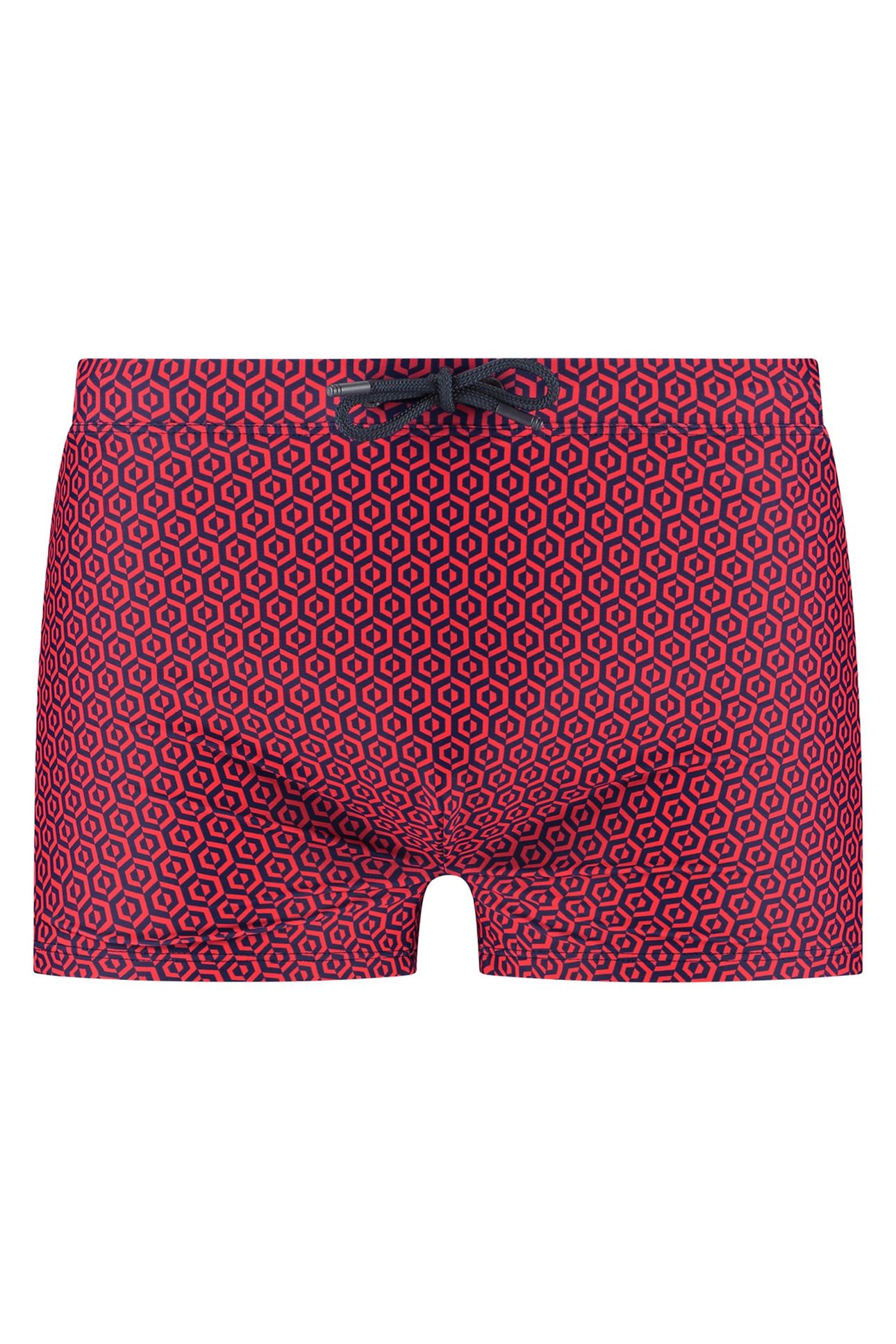 SEP SWIM BOXER GEO TILE RED HIBISCUS GEO TILE 7