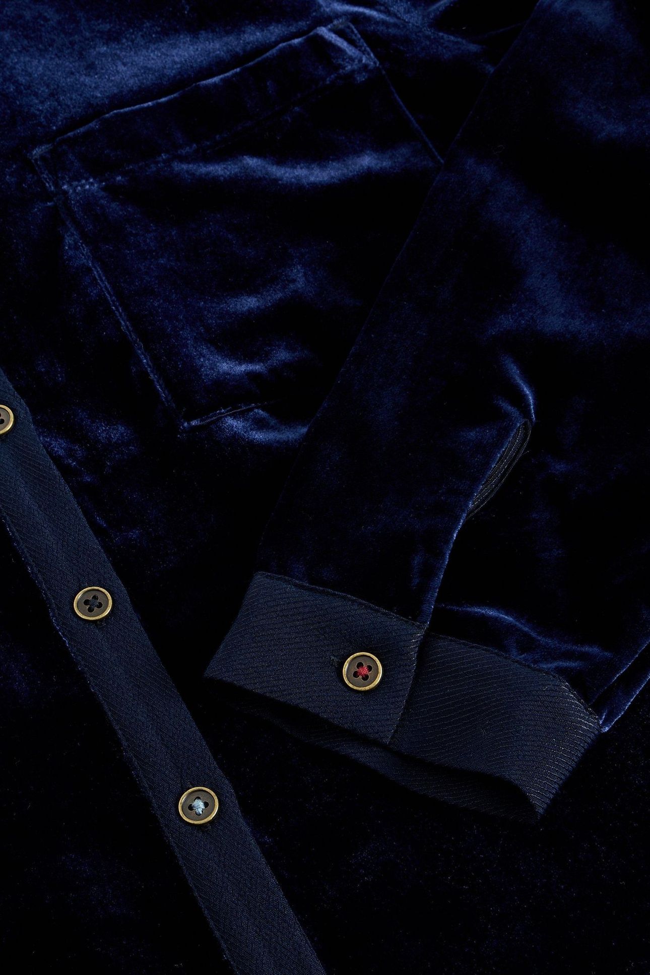 SOPHIE VELVET SHIRT DARK NAVY 5
