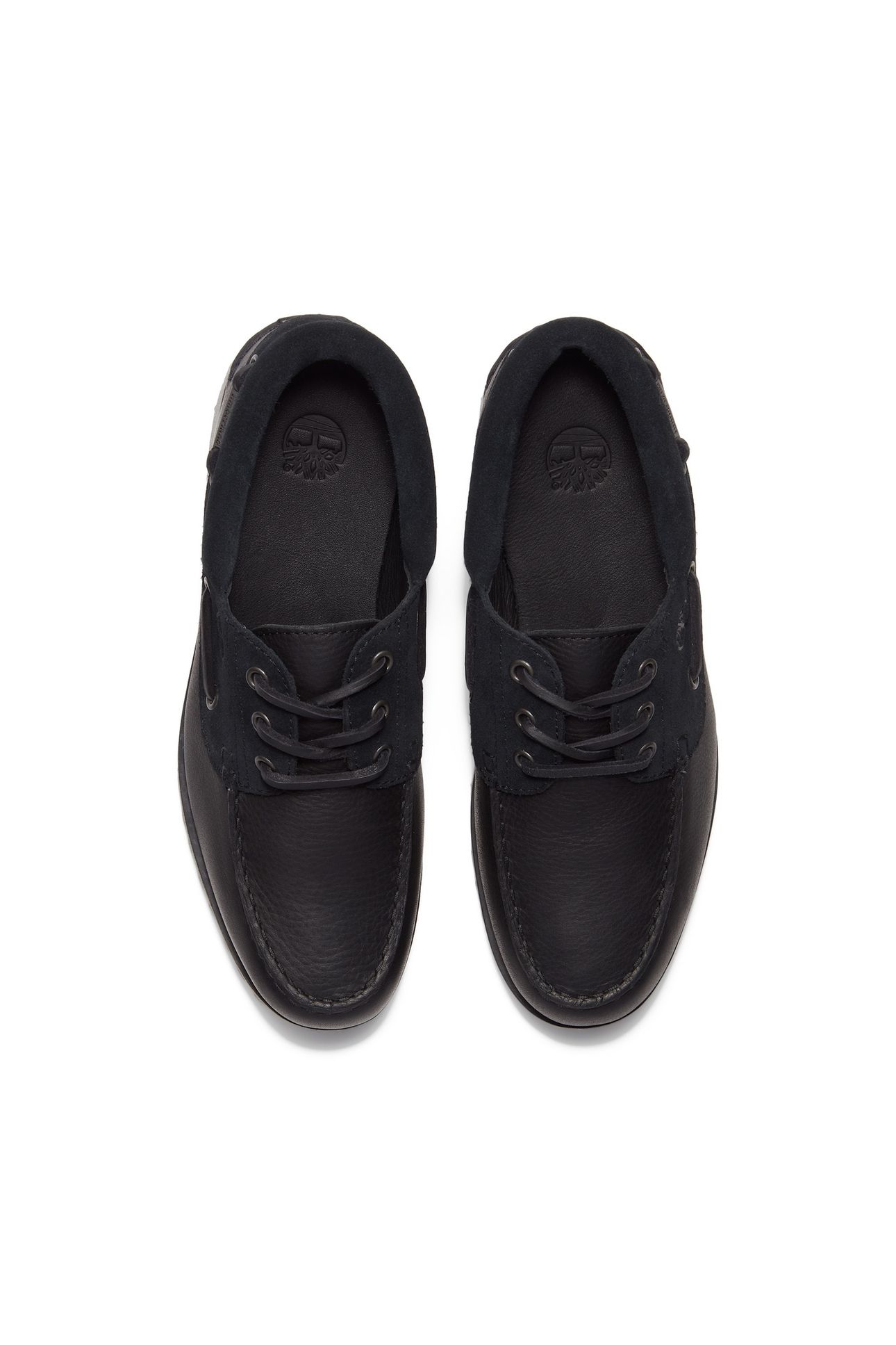 AUTHENTIC BOAT SHOE BLACK FULL GRAIN W BLACK 5