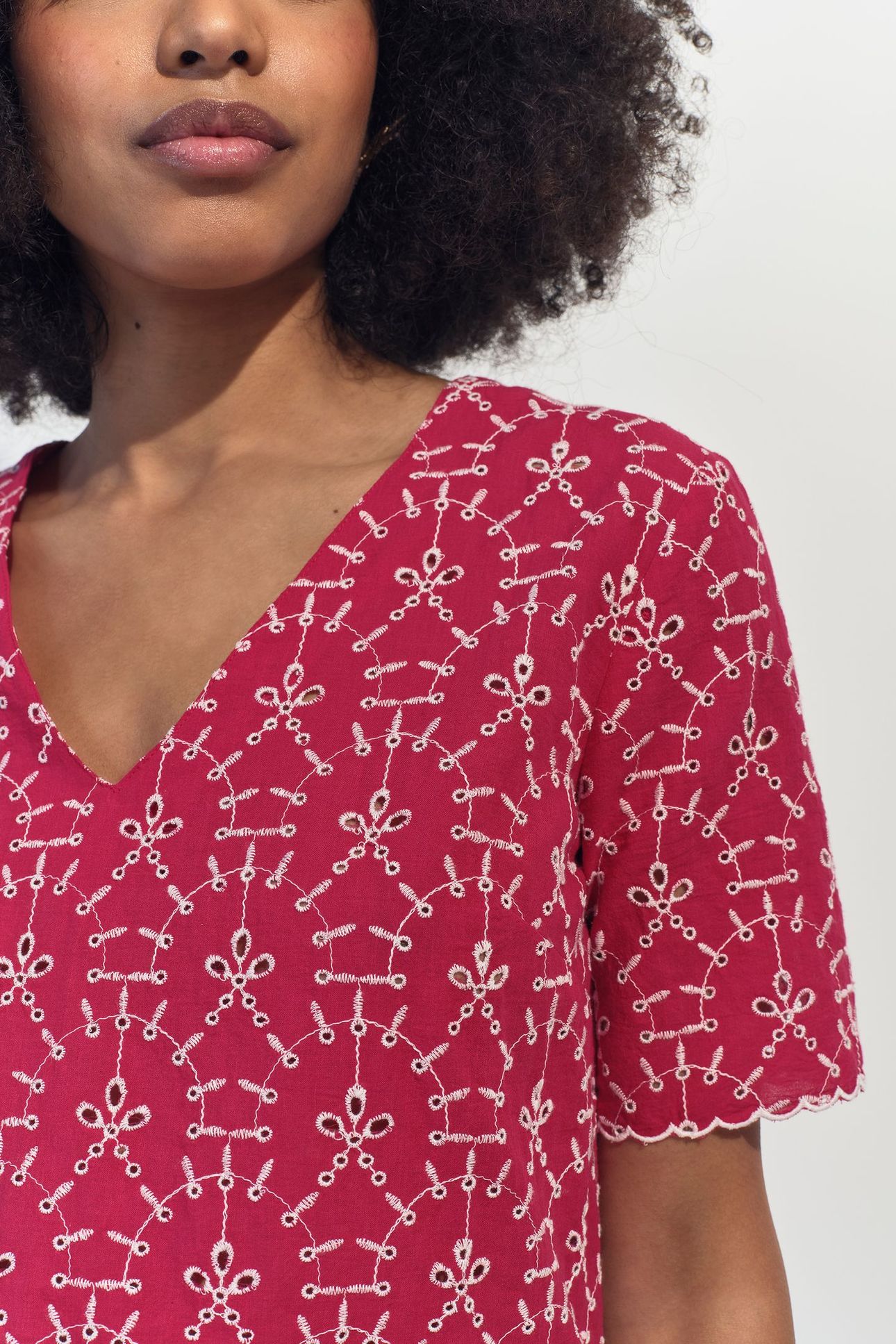 CRUZ - PINK NEO-EMBROIDERY TOP 5