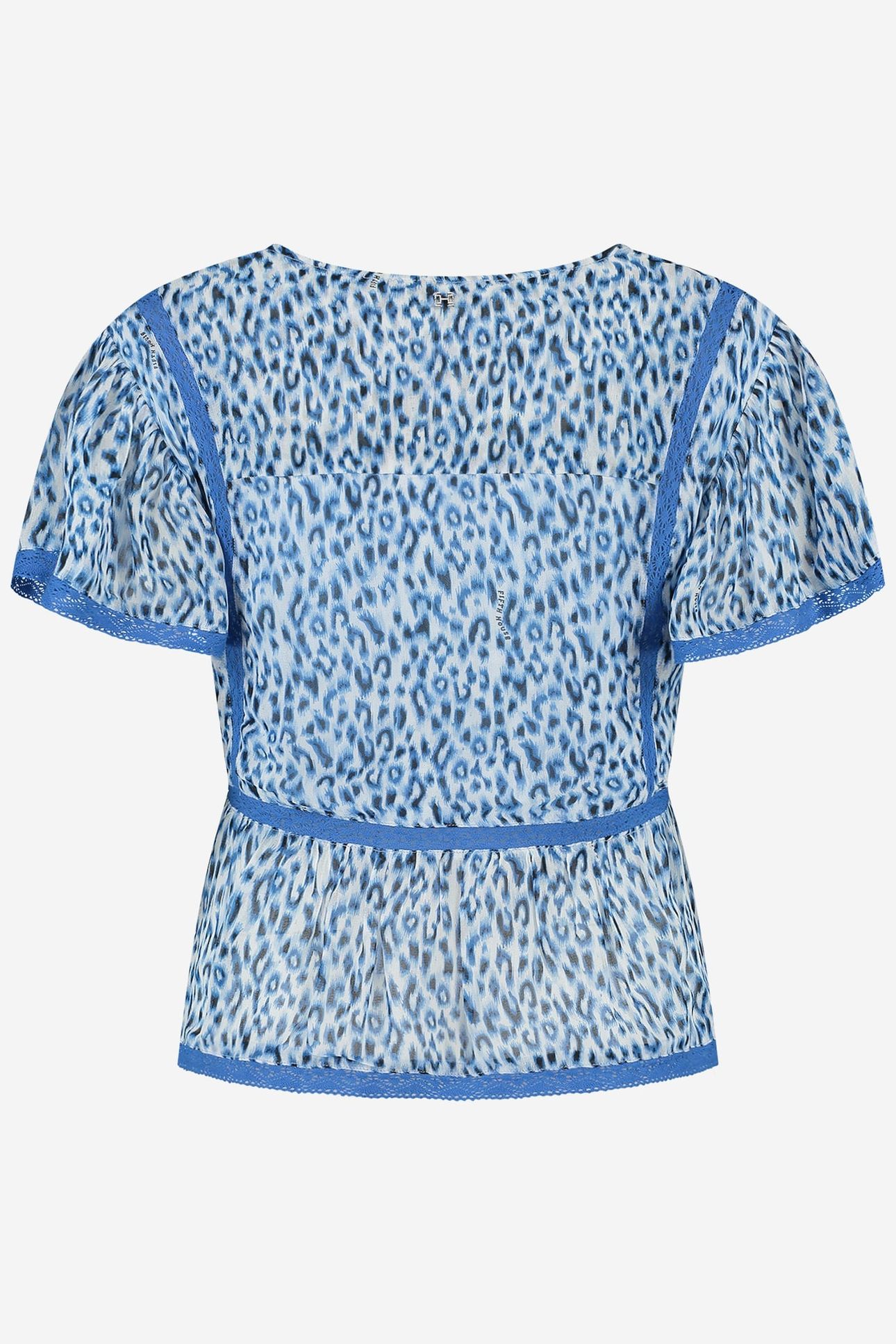 CHLOE TOP BRIGHT BLUE WASH 3