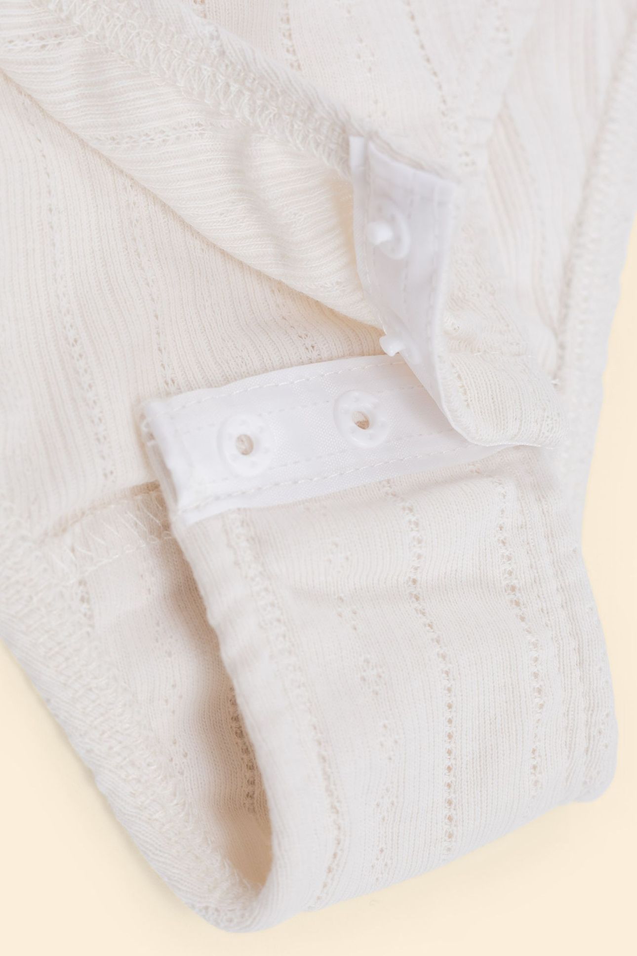 ECRU POINTELLE KNIT BODYSUIT ECRU 8