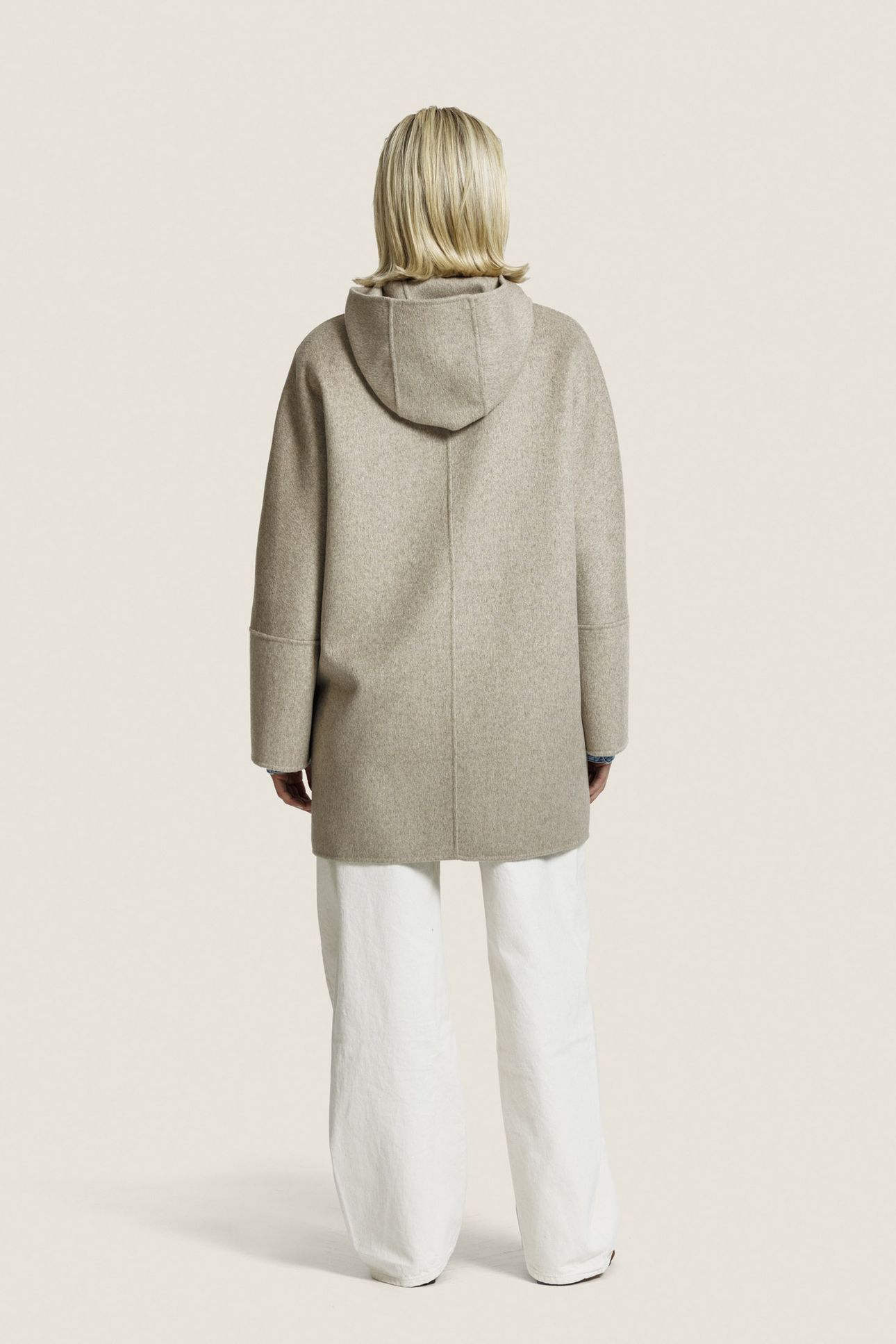 COCO WOOL JACKET D. BEIGE MELANGE 3