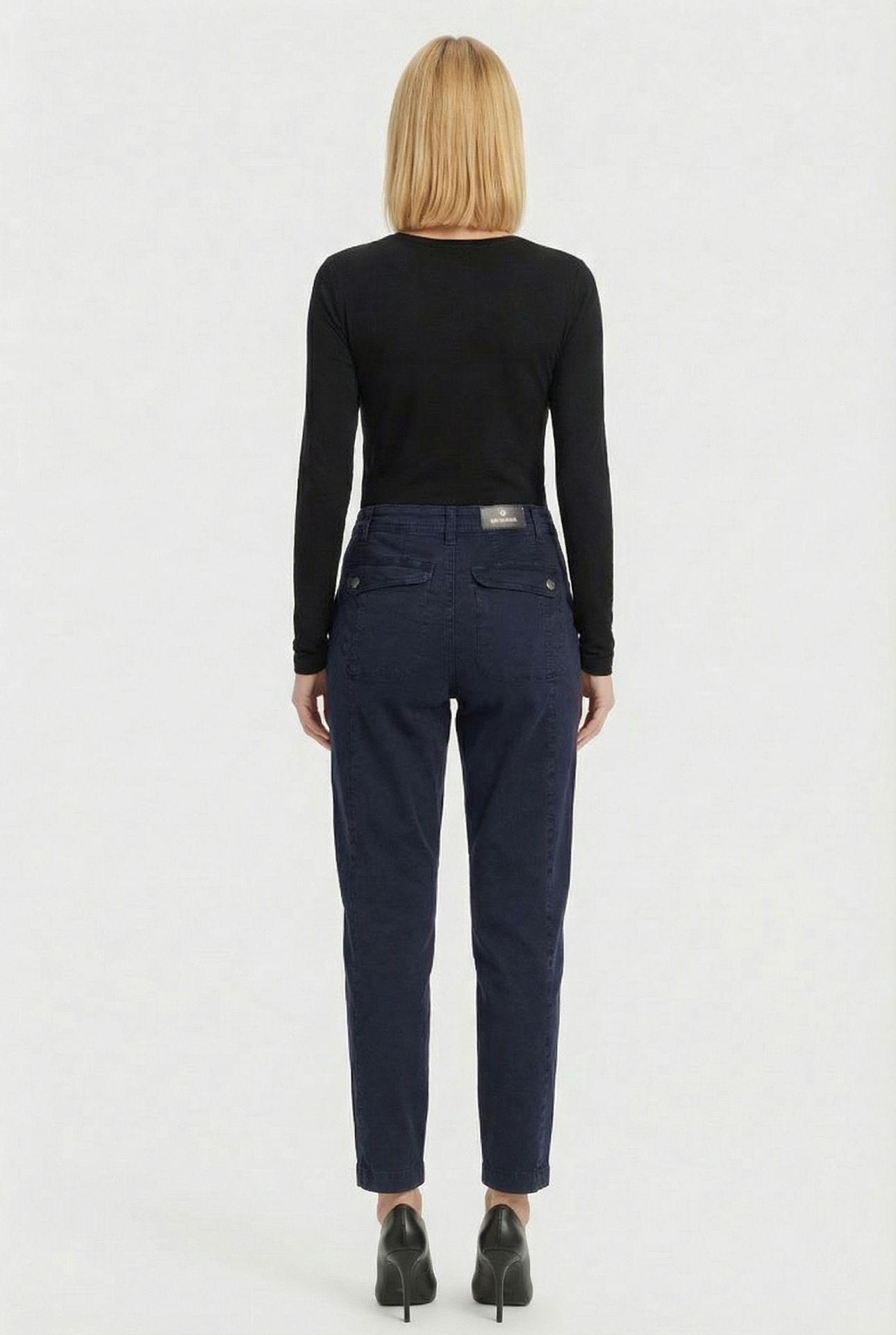 TAPERED PANT ROUGH TWILL NAVY NOIR 4