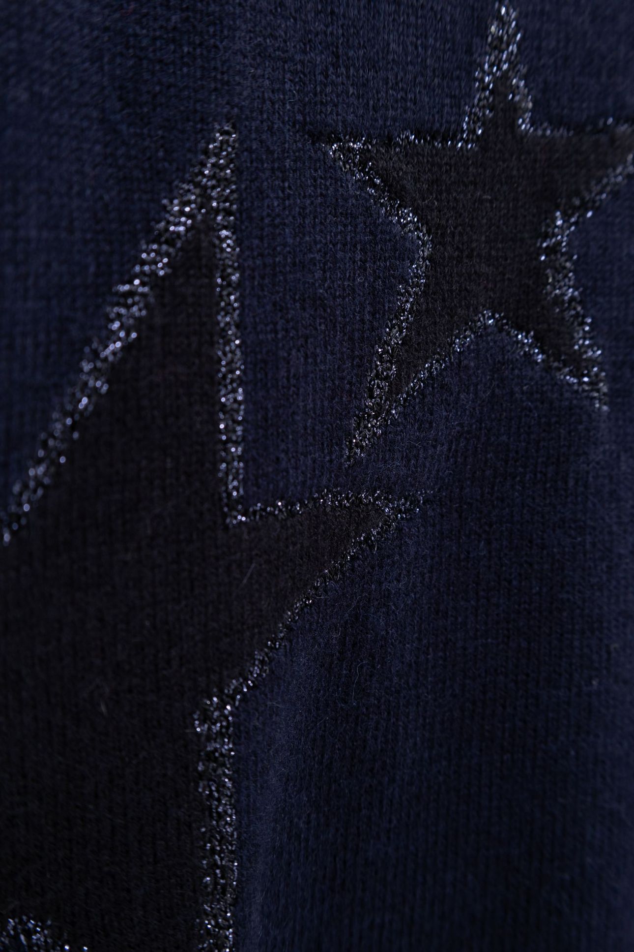 GIRL'S INTARSIA STARS NAVY KNIT SWEATER 5