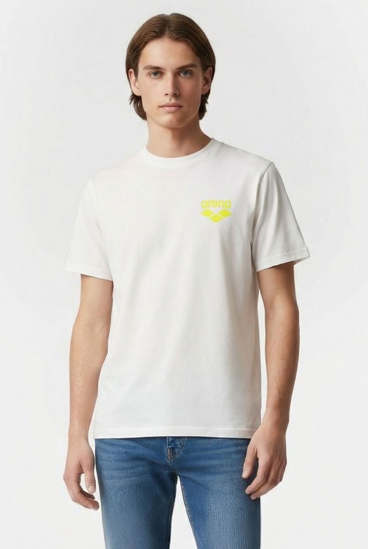 UNISEX T-SHIRT GRAPHICS MPH WHITE-YELLOW 2