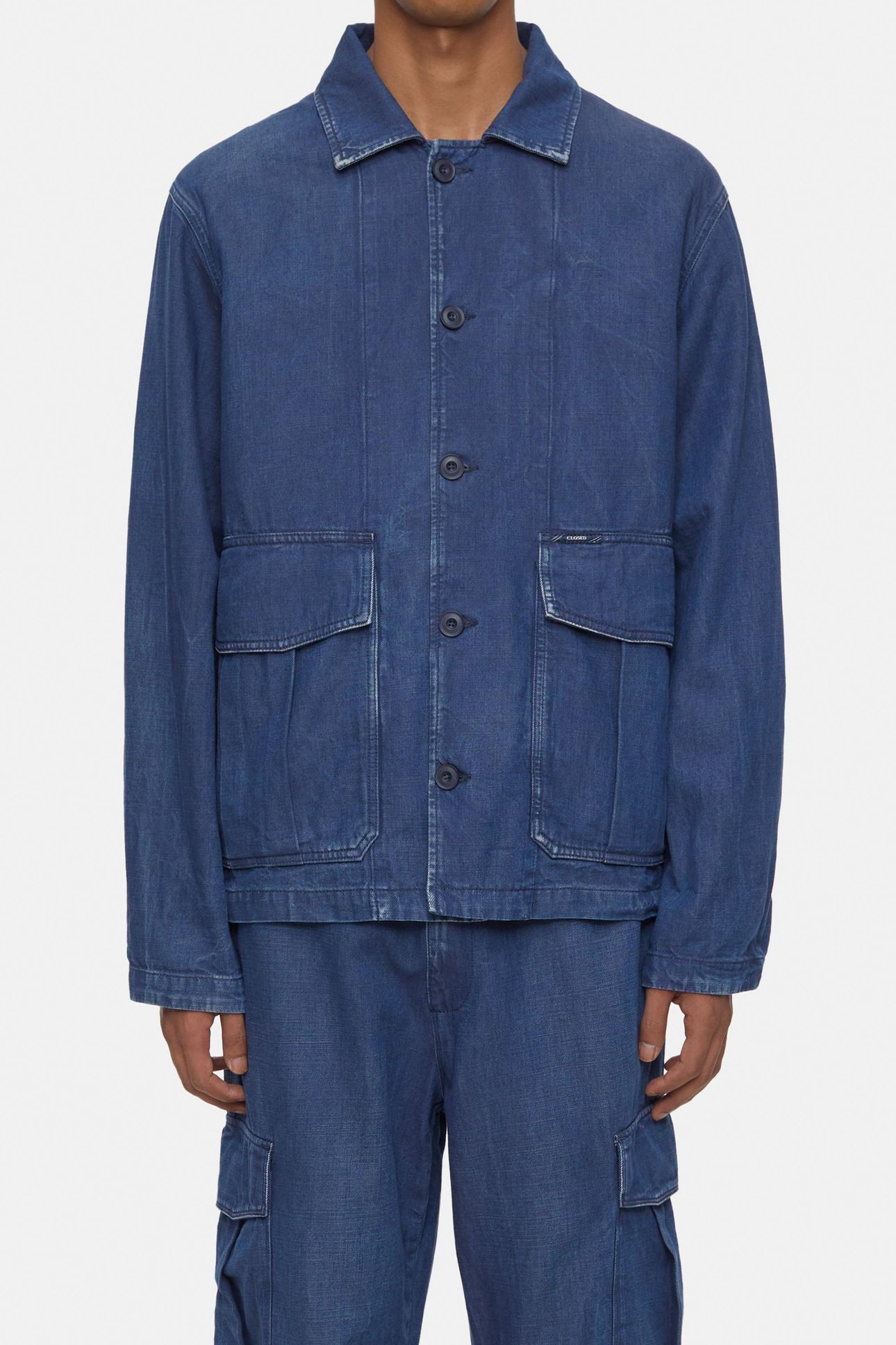 CARGO JACKET JACKETS & COATS DARK BLUE 1