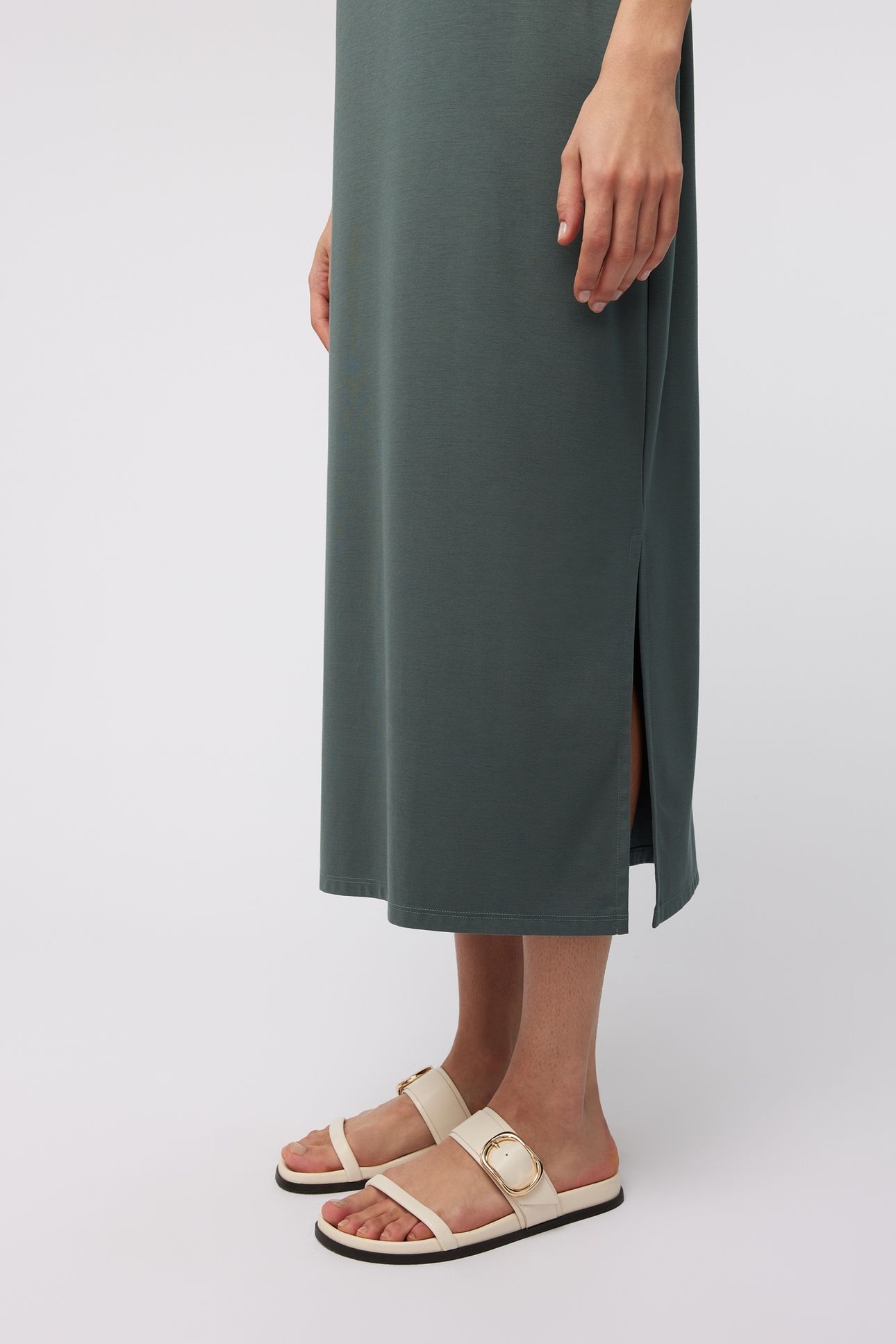 JUPITER DRESS OLIVE 4