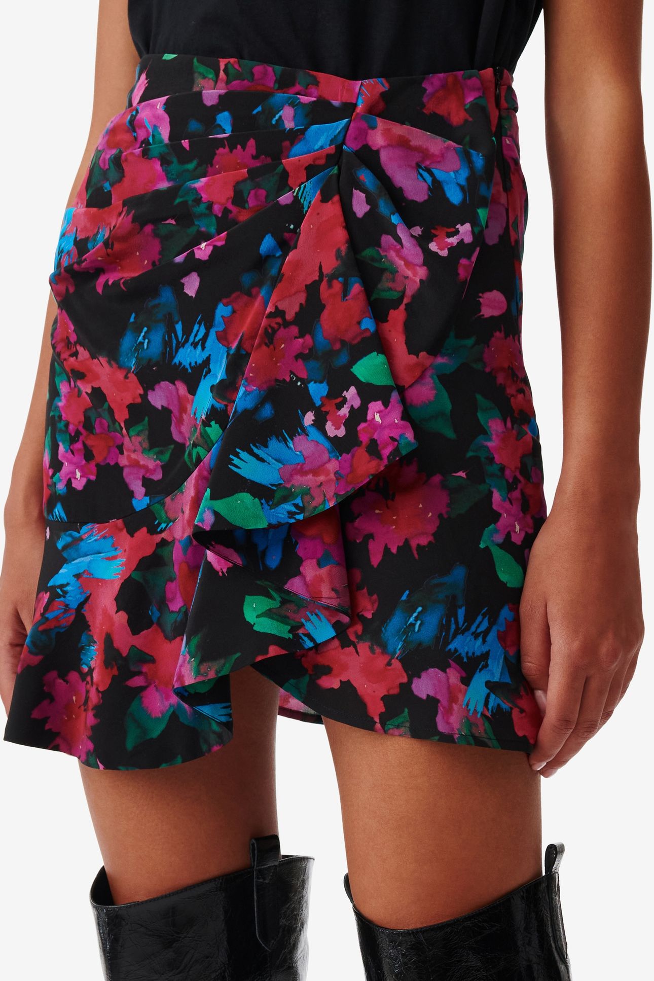 MELISSA SKIRT BLACK MULTICO 5