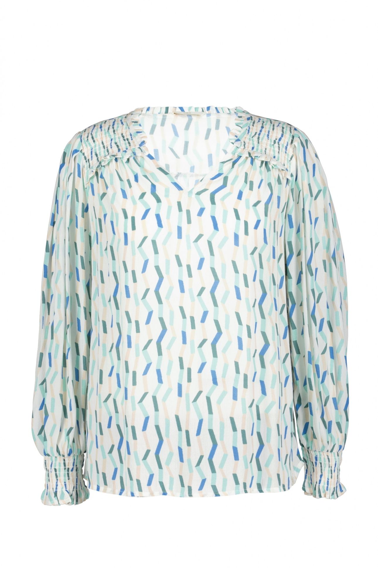 BLOUSE VIENNA OFFWHITE IMPERIAL PRINT 5