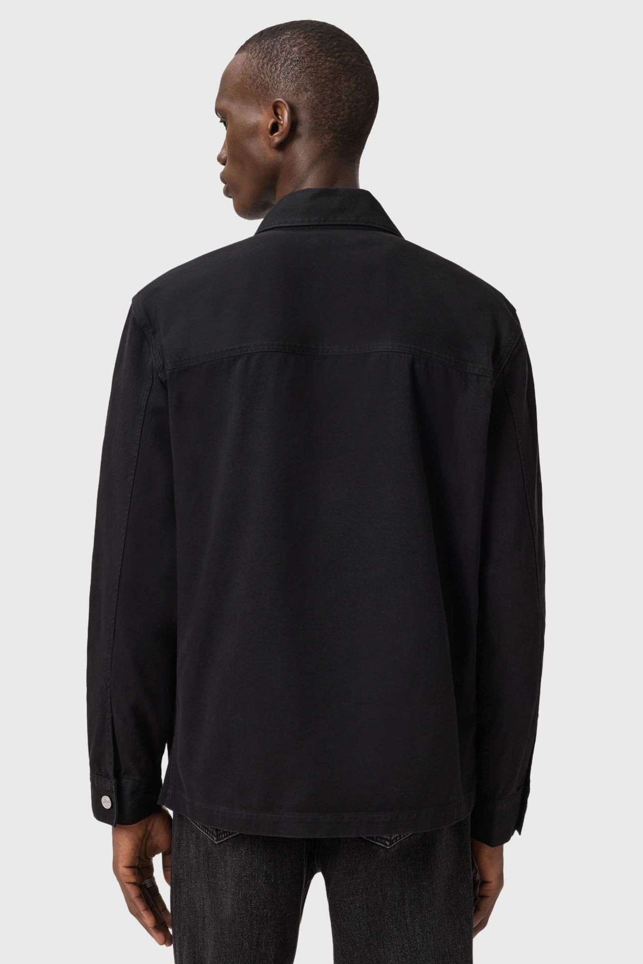 NEVIS CHORE SHIRT BURNISHED BLACK 4