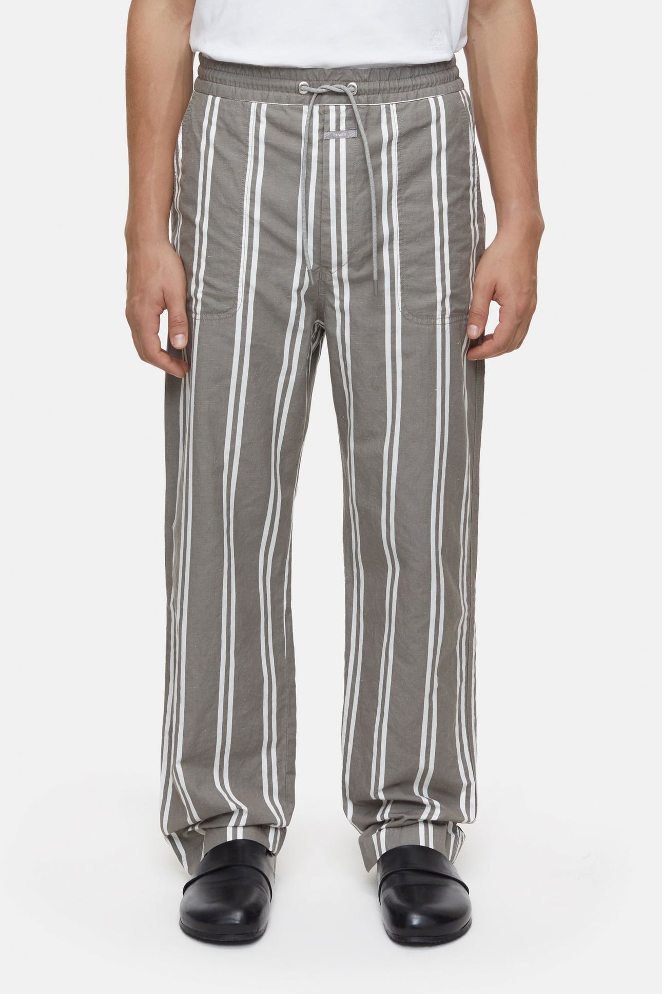 SAMSUN WIDE PANTS CHALK GREY 2