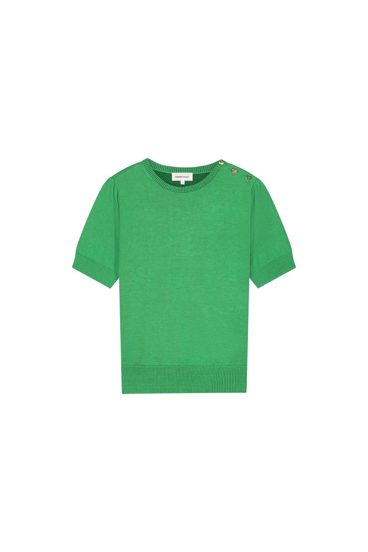 PHILOU PULLOVER GREEN GLIMMER 4