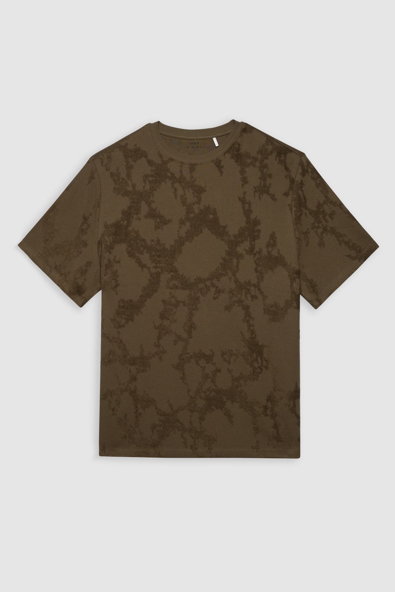 BRONZE CAMOUFLAGE JACQUARD T-SHIRT 5