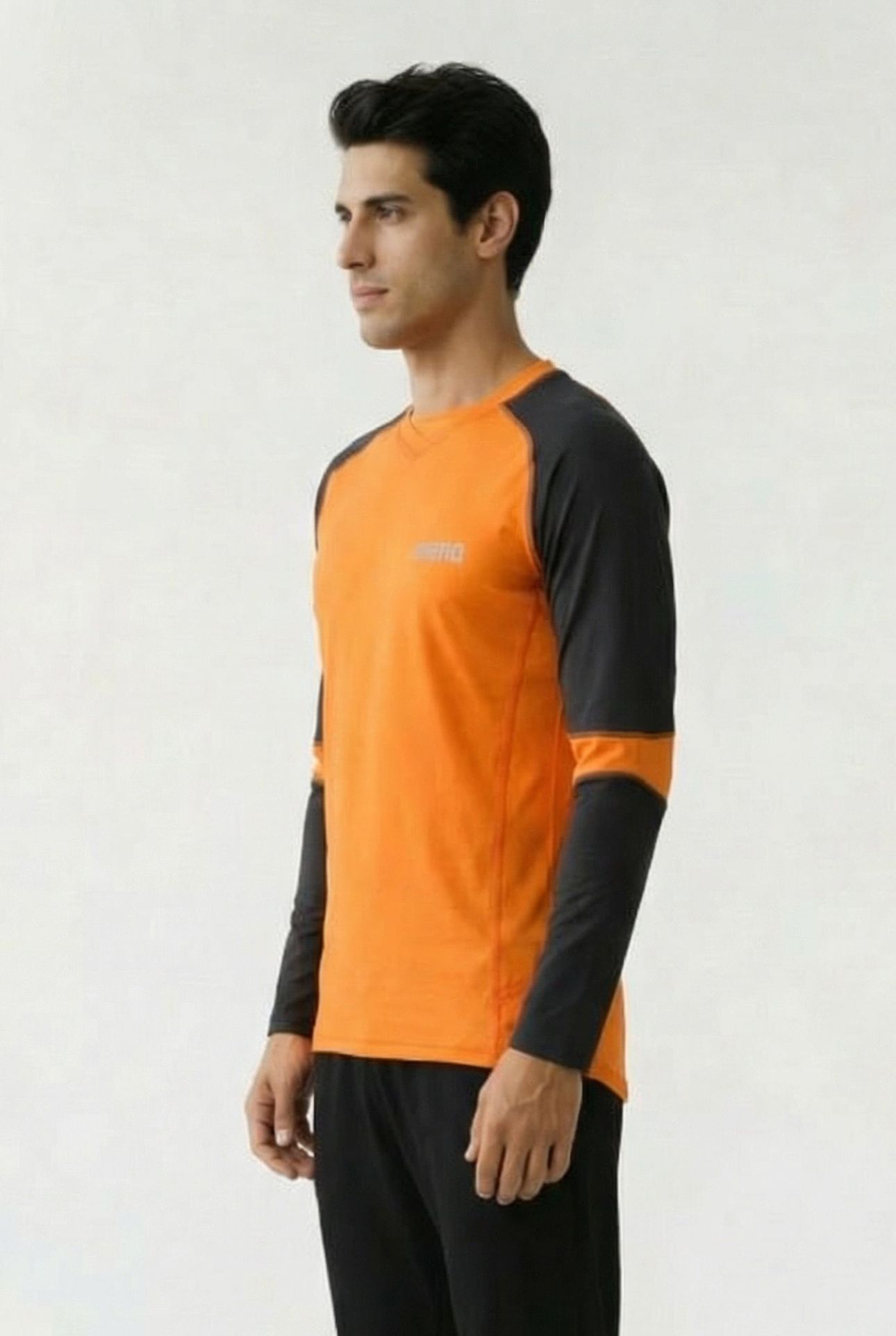 COMPRESSION LS SHIRT M MANGO,GREY 3