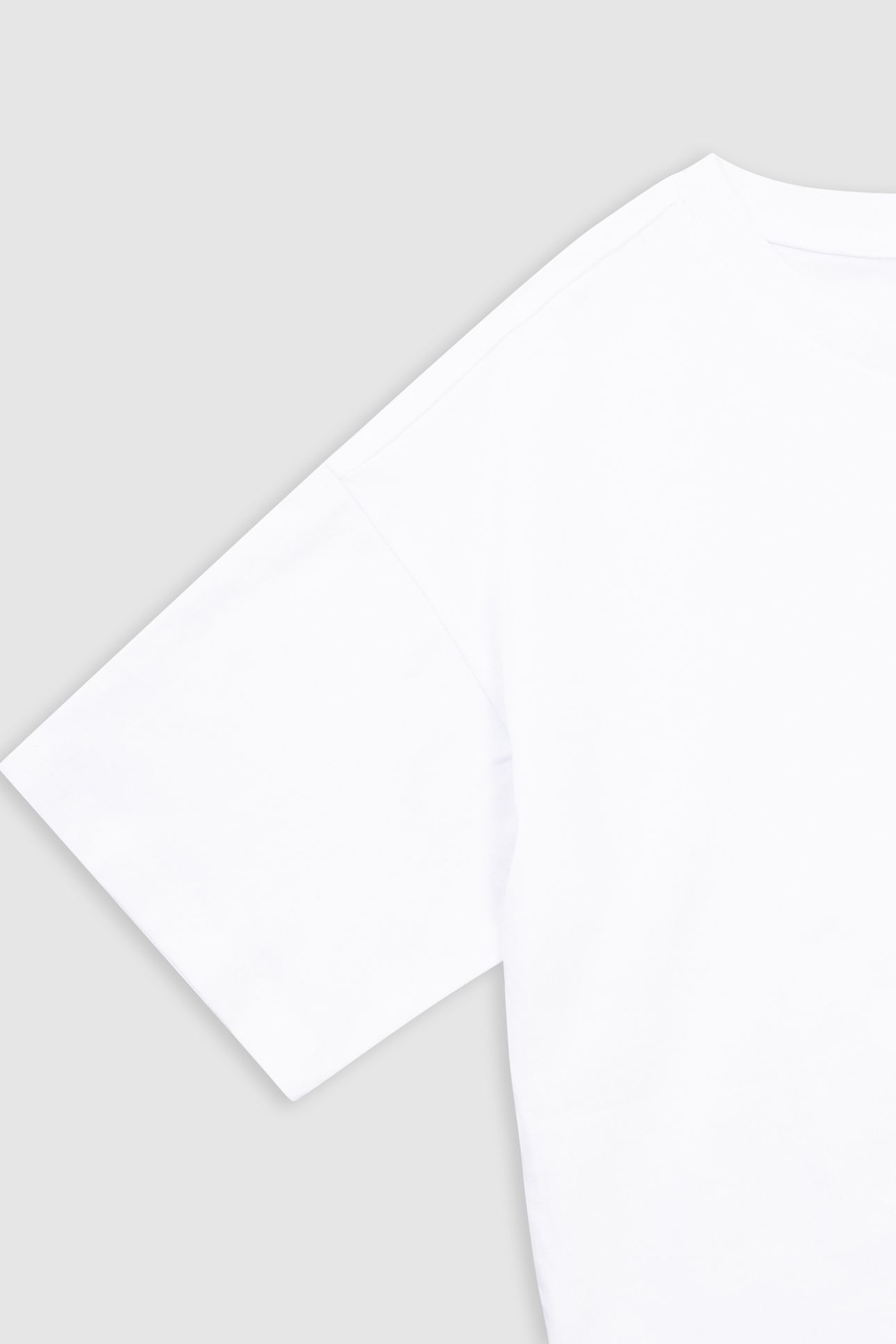 WHITE T-SHIRT ORGANIC COTTON VISUAL BOWL OF PASTA 5