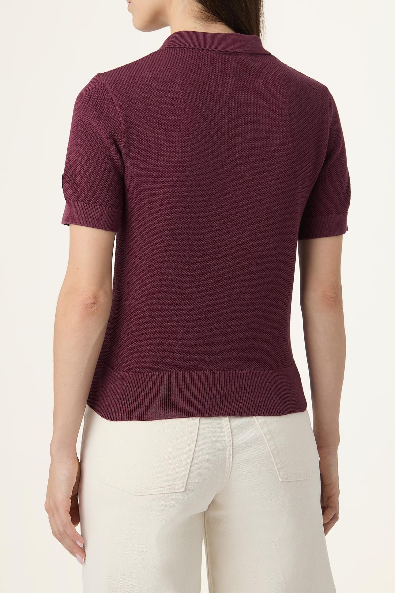 BB1 SLIM PIQUE KNIT POLO TEE FIG 3