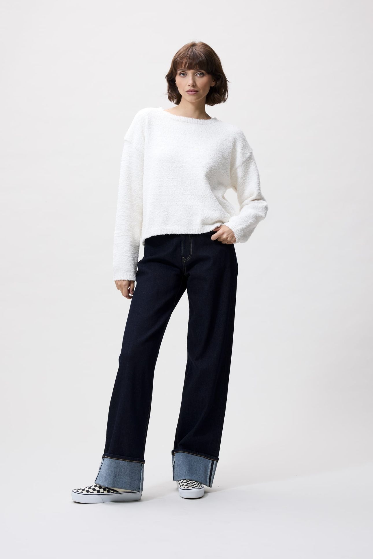 TEDDY SOFT KNIT EGRET 1