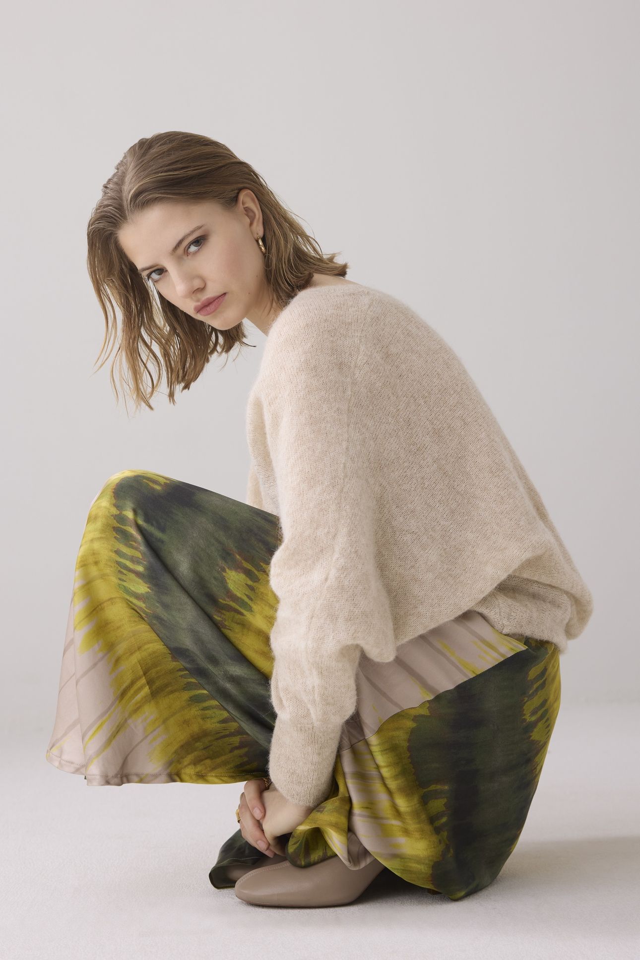 SKIRT TIE DYE STRIPE HEAVY MULTICOLOUR 4