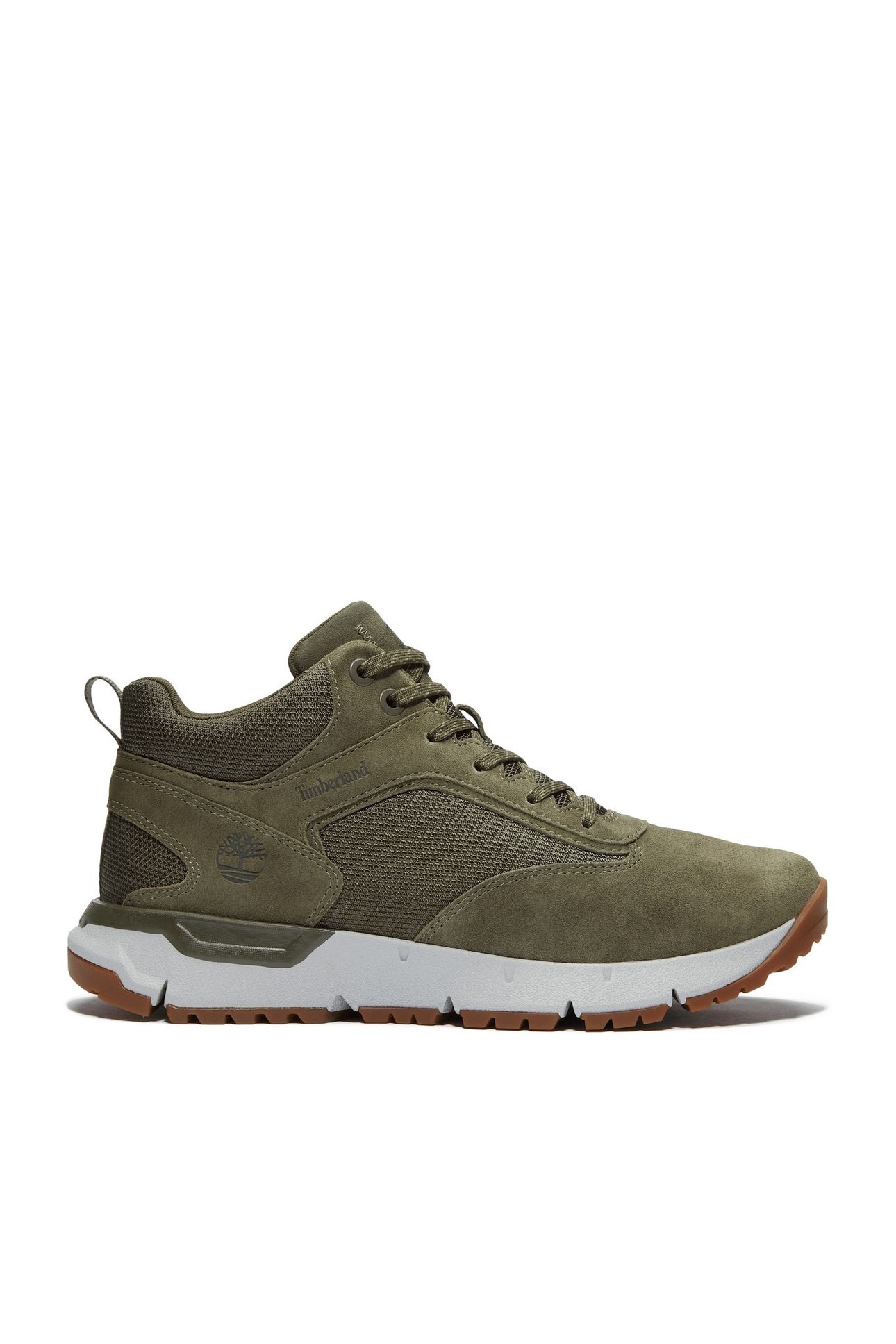 VOYAGER PARK MID LACE UP SNEAKER DARK GREEN SUEDE 1