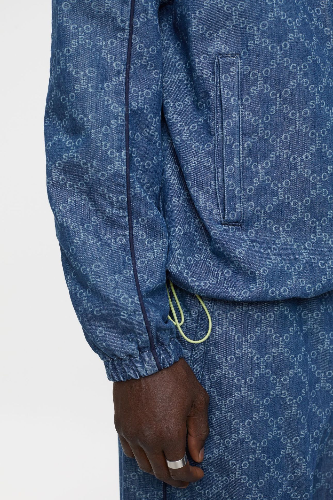 TRACK SUIT JACKET JACKETS & COATS MID BLUE 7