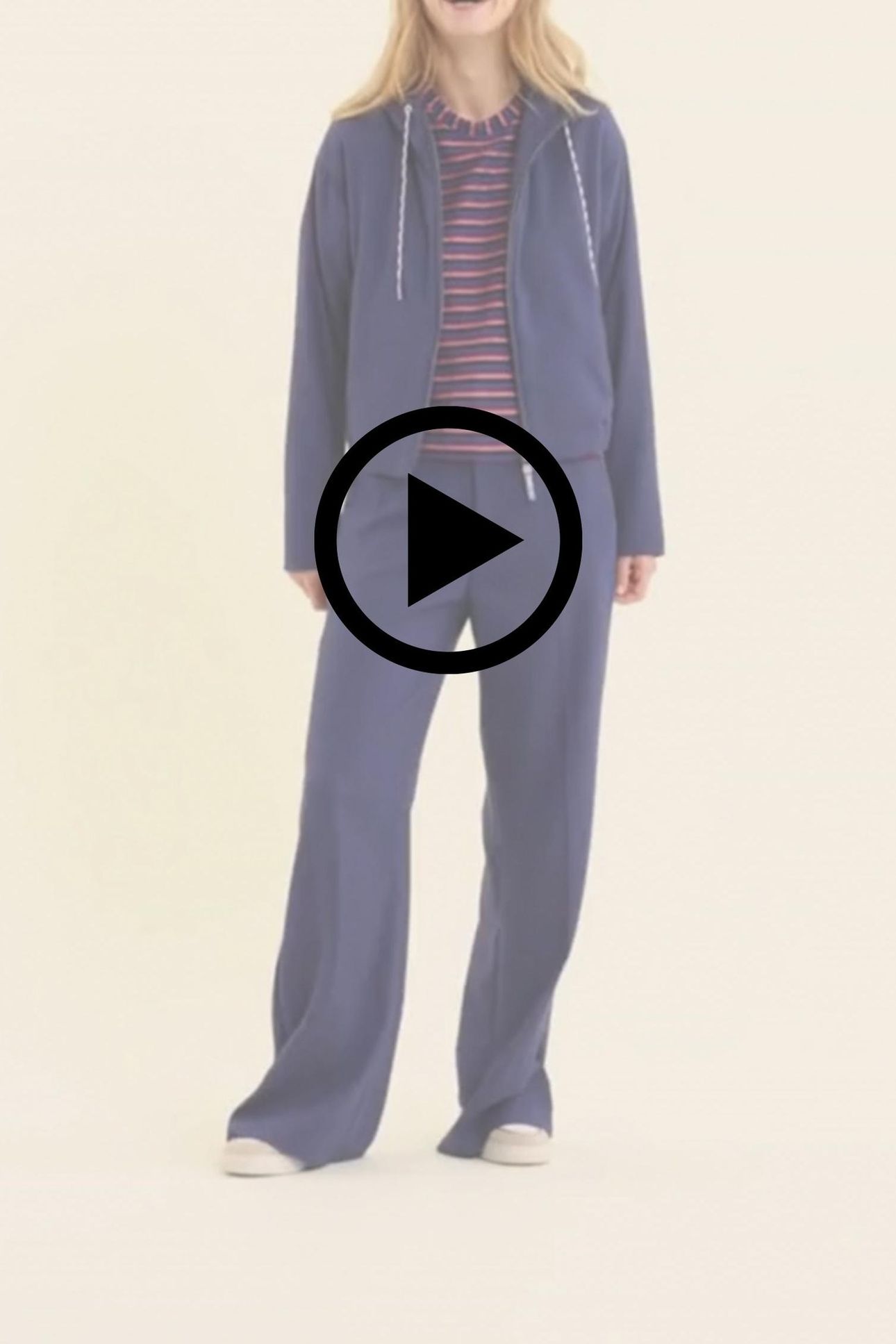 INDIGO HONEYCOMB JOGGING JACKET INDIGO 3