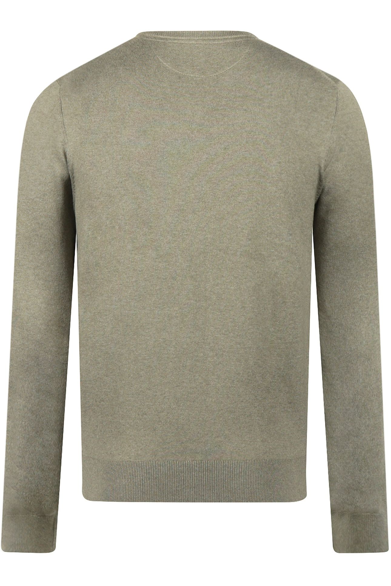 V-NECK SWEATER LIGHT OLIVE 4