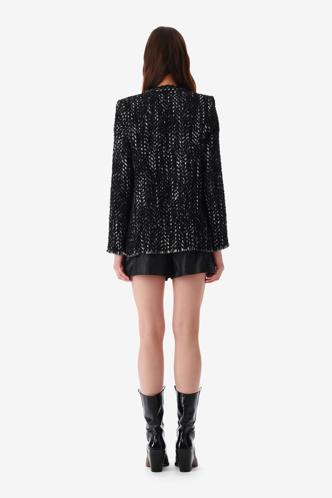 LEONARD JACKET BLACK/WHITE 2