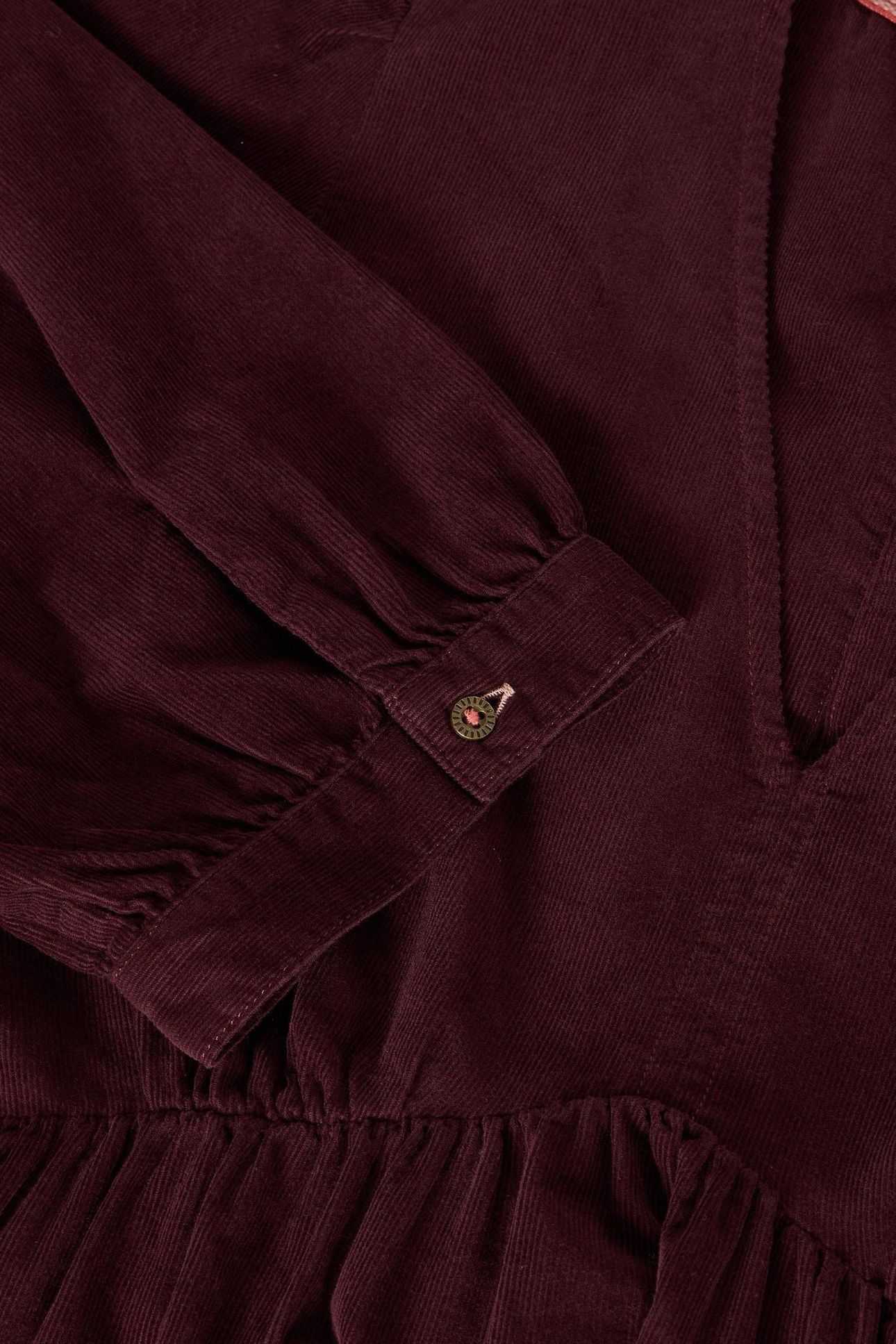 LUCY CORD DRESS DARK PLUM 5