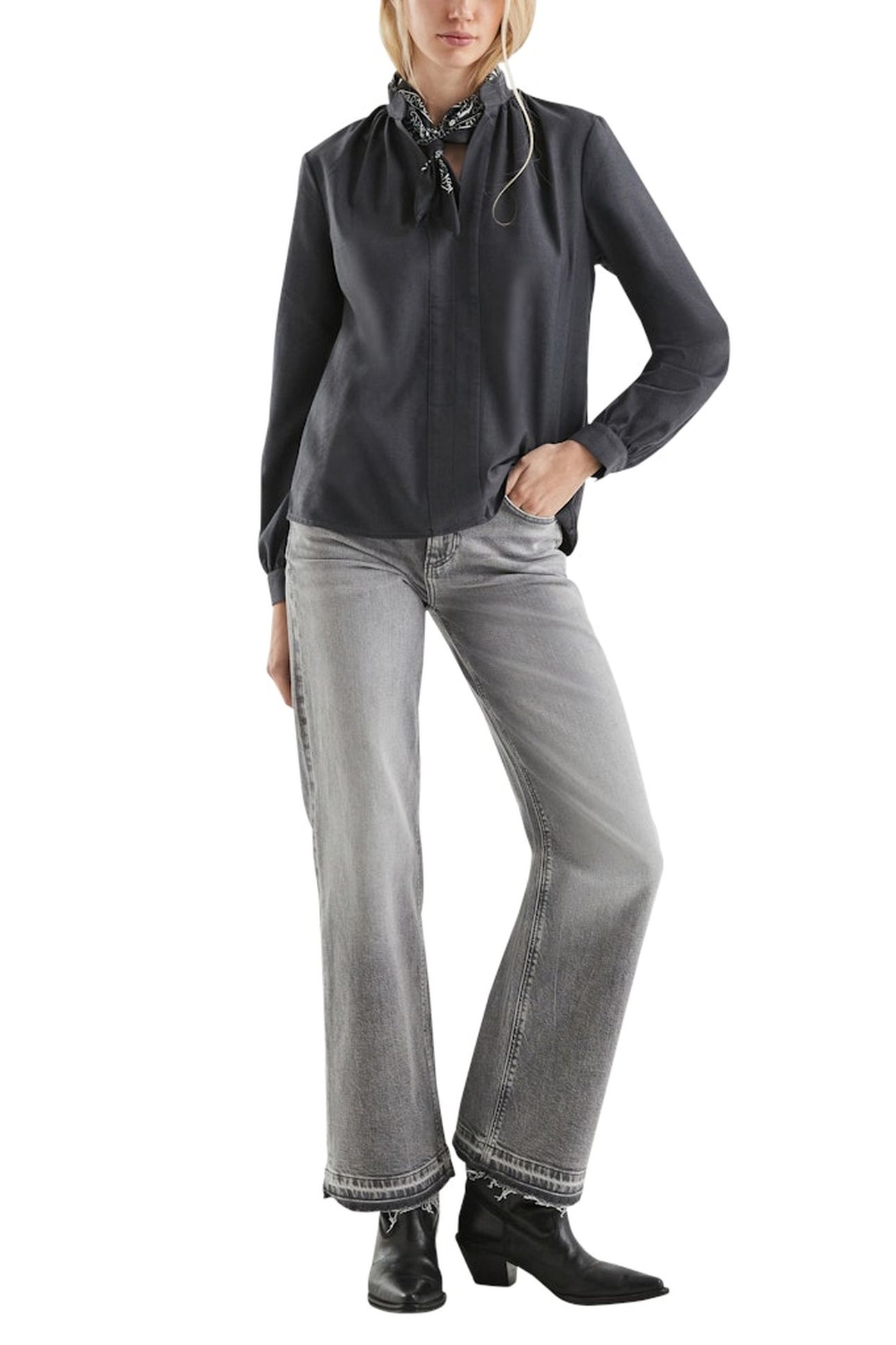S.OLIVER-QS BLOUSES BLACK 2