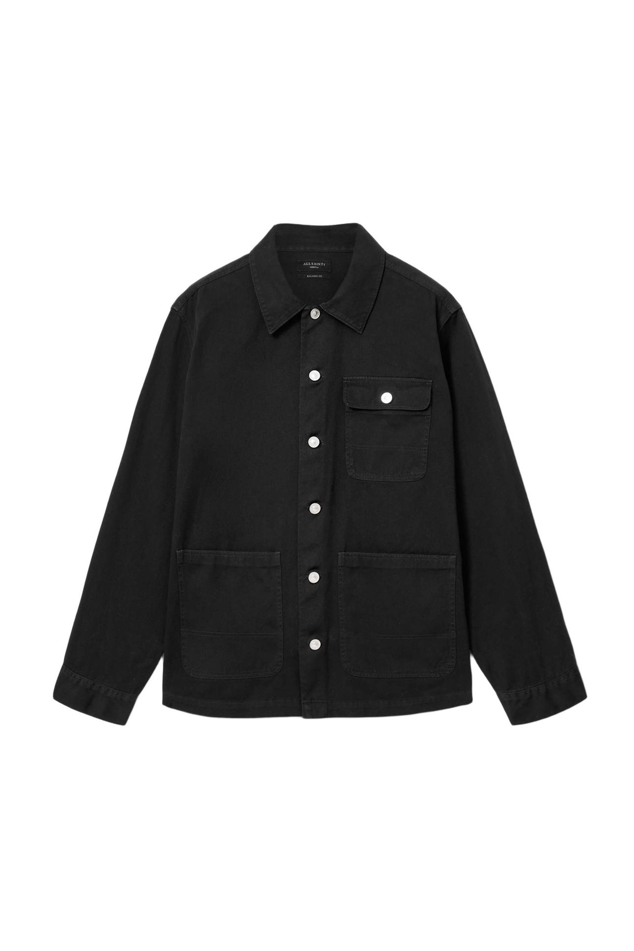 NEVIS CHORE SHIRT BURNISHED BLACK 6