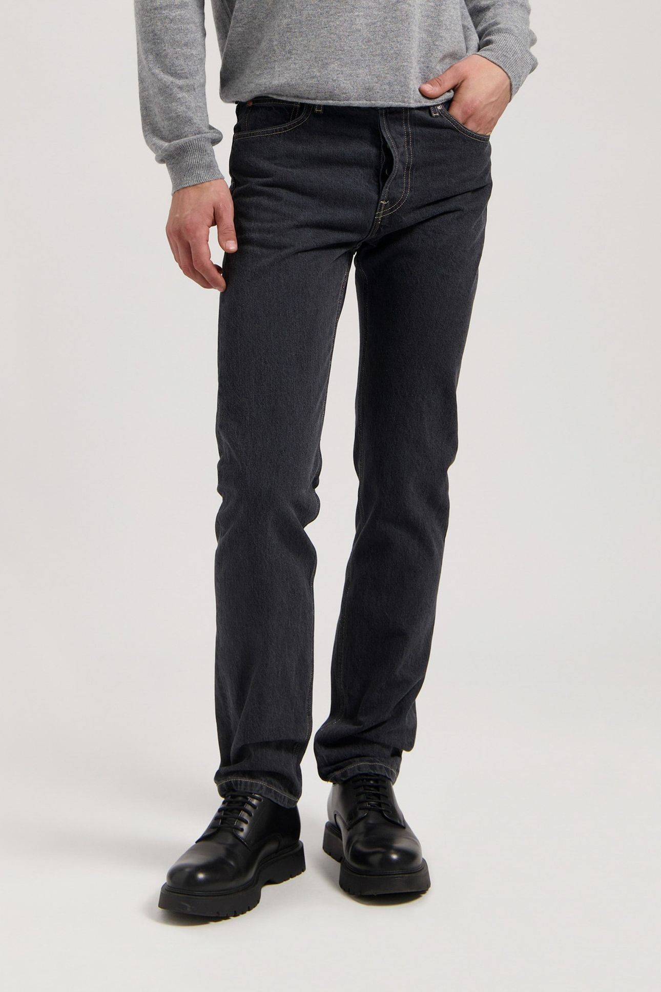 JOHN MID STRAIGHT MEDIUM BLACK 4
