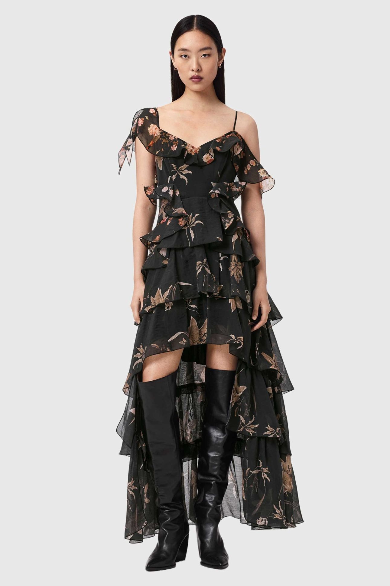 SIENNA DRESS PETRA SEPIA BROWN 1
