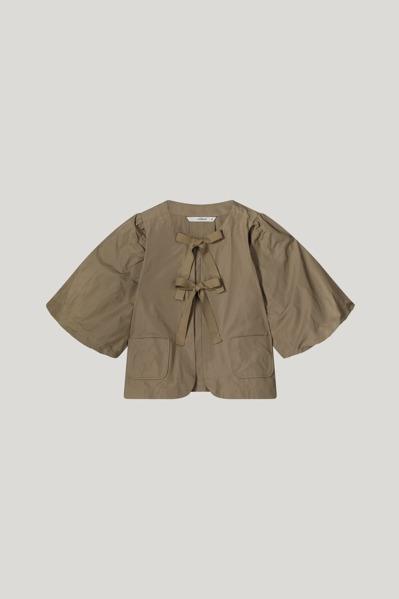 BLOUSE TAFT KHAKI 4