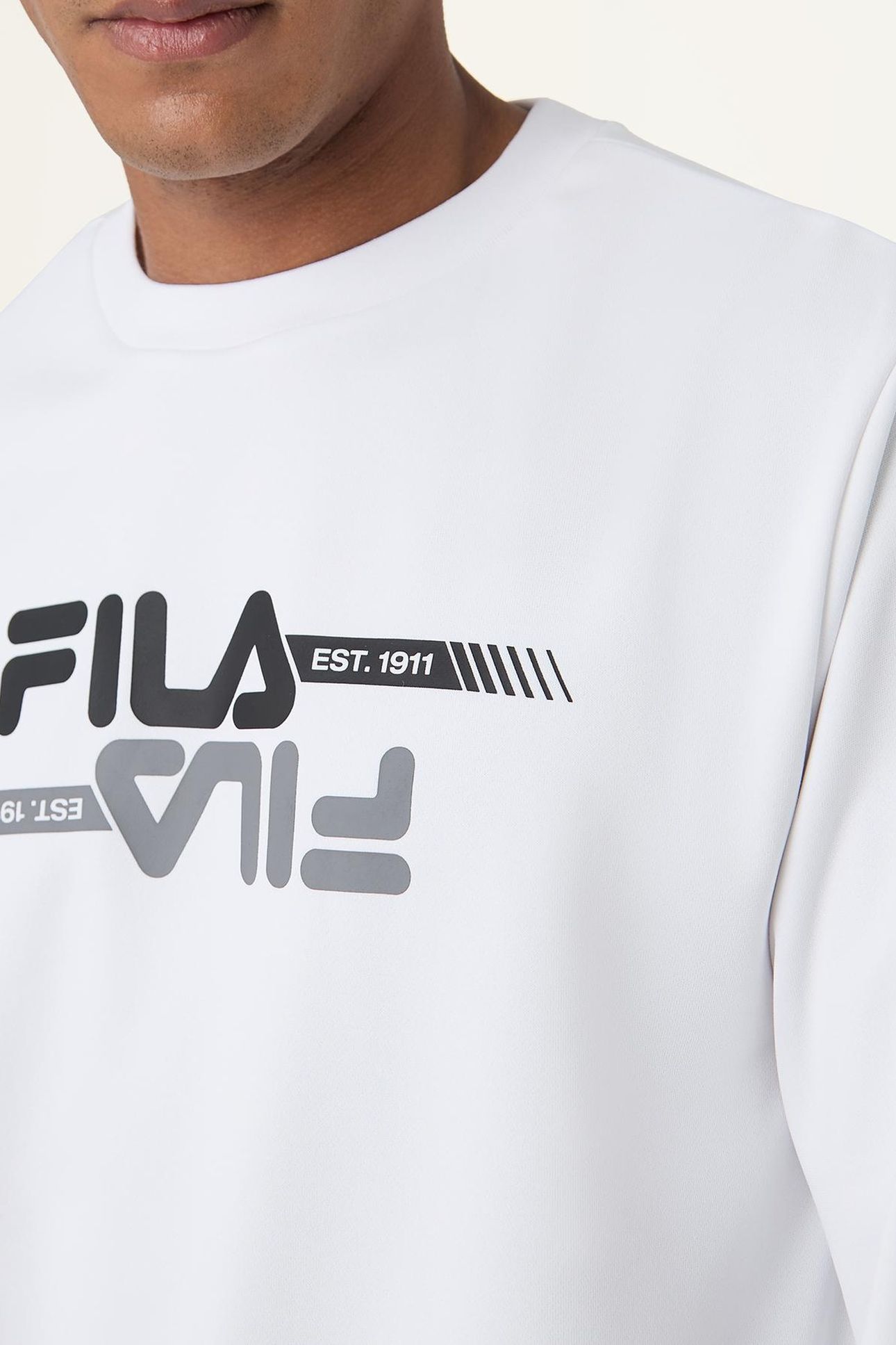 MANTA REGULAR GRAPHIC SWEATSHIRT BRIGHT WHITE 6